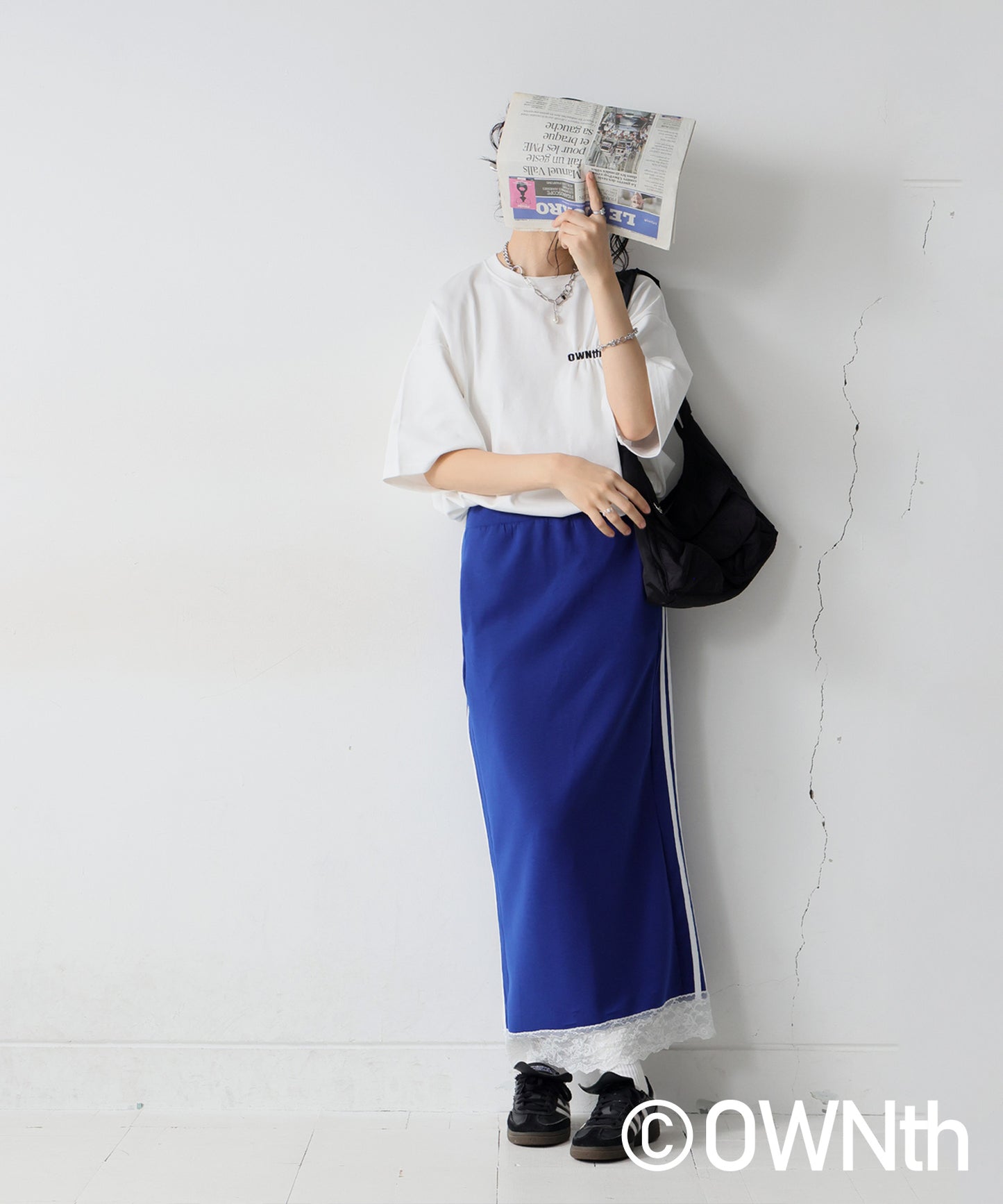 OWNth Ladies Tuck Design Embroidery Logo T-Shirt