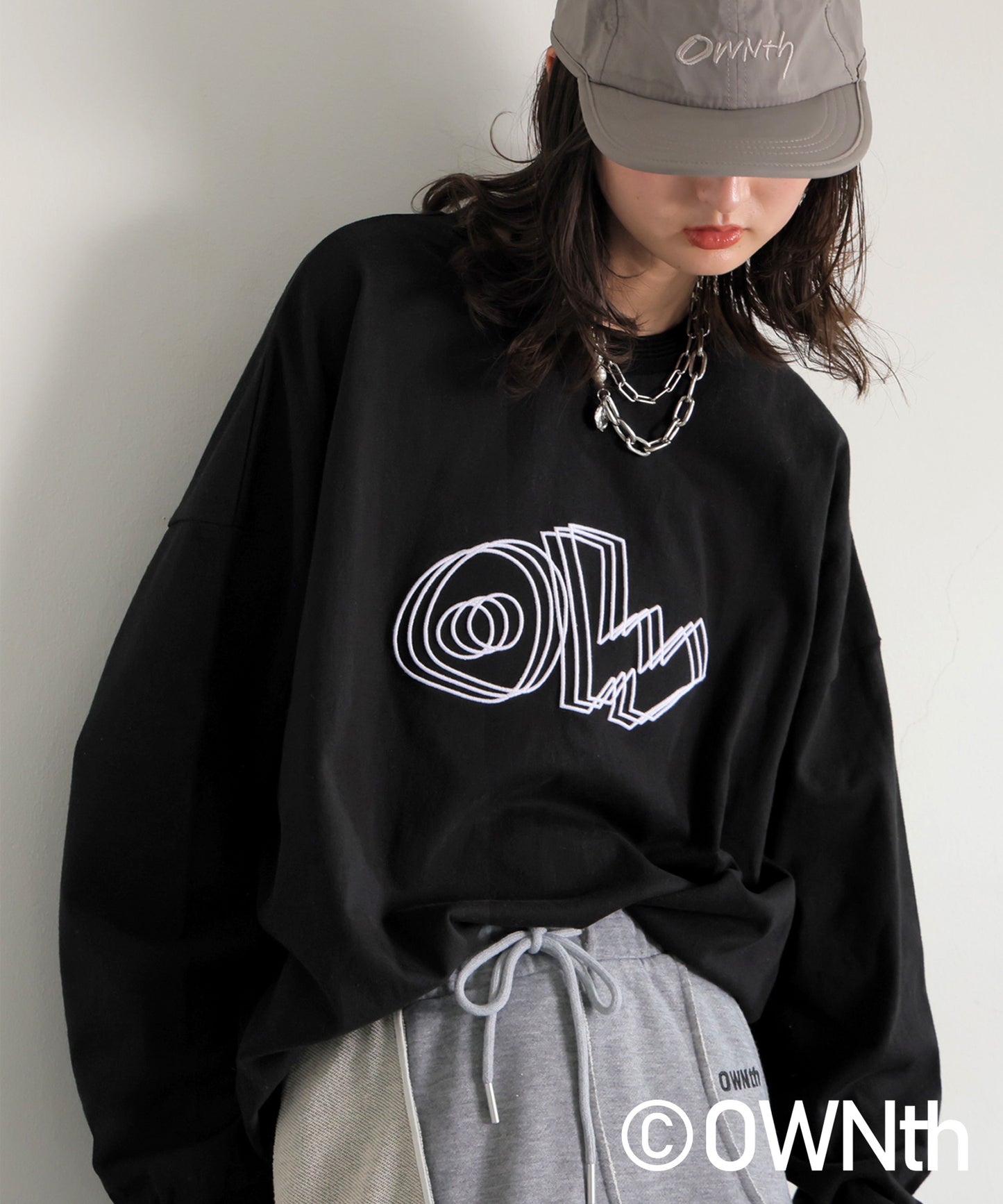 OWNth 25AW Logo Long T-Shirt Unisex