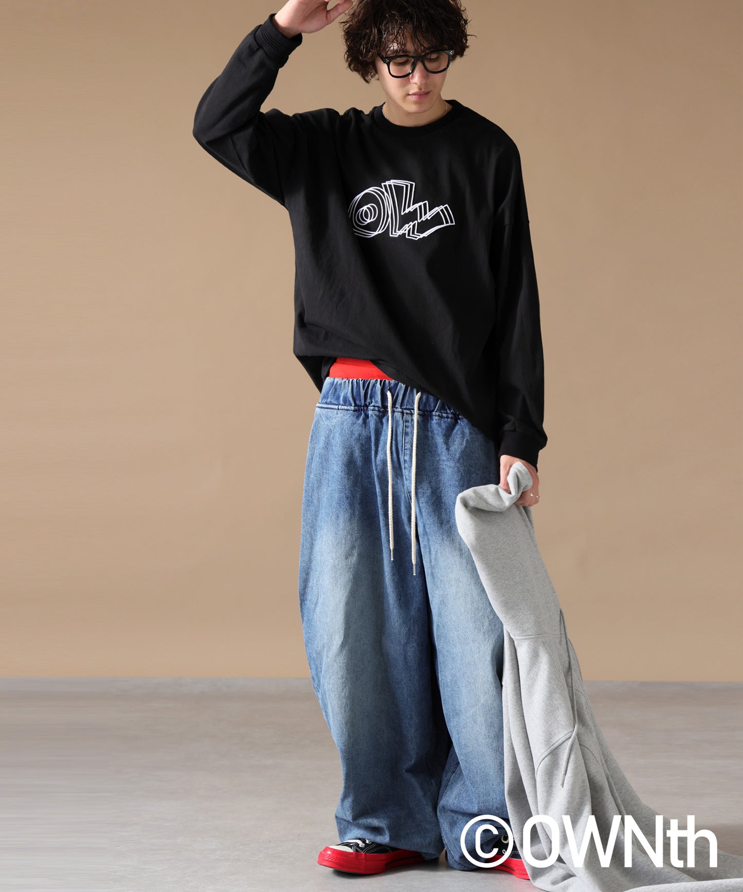 OWNth 25AW Logo Long T-Shirt Unisex