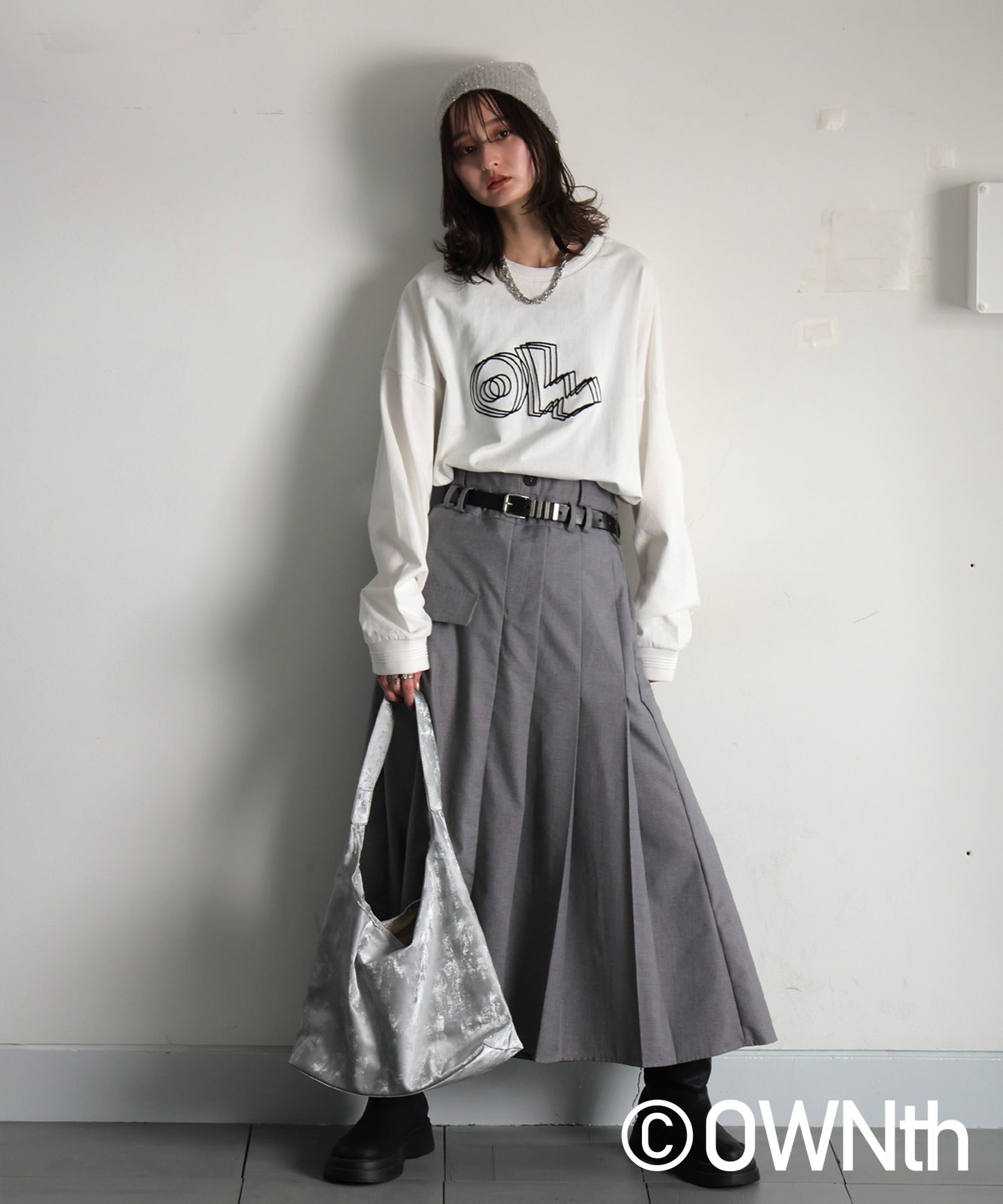 OWNth 25AW Logo Long T-Shirt Unisex