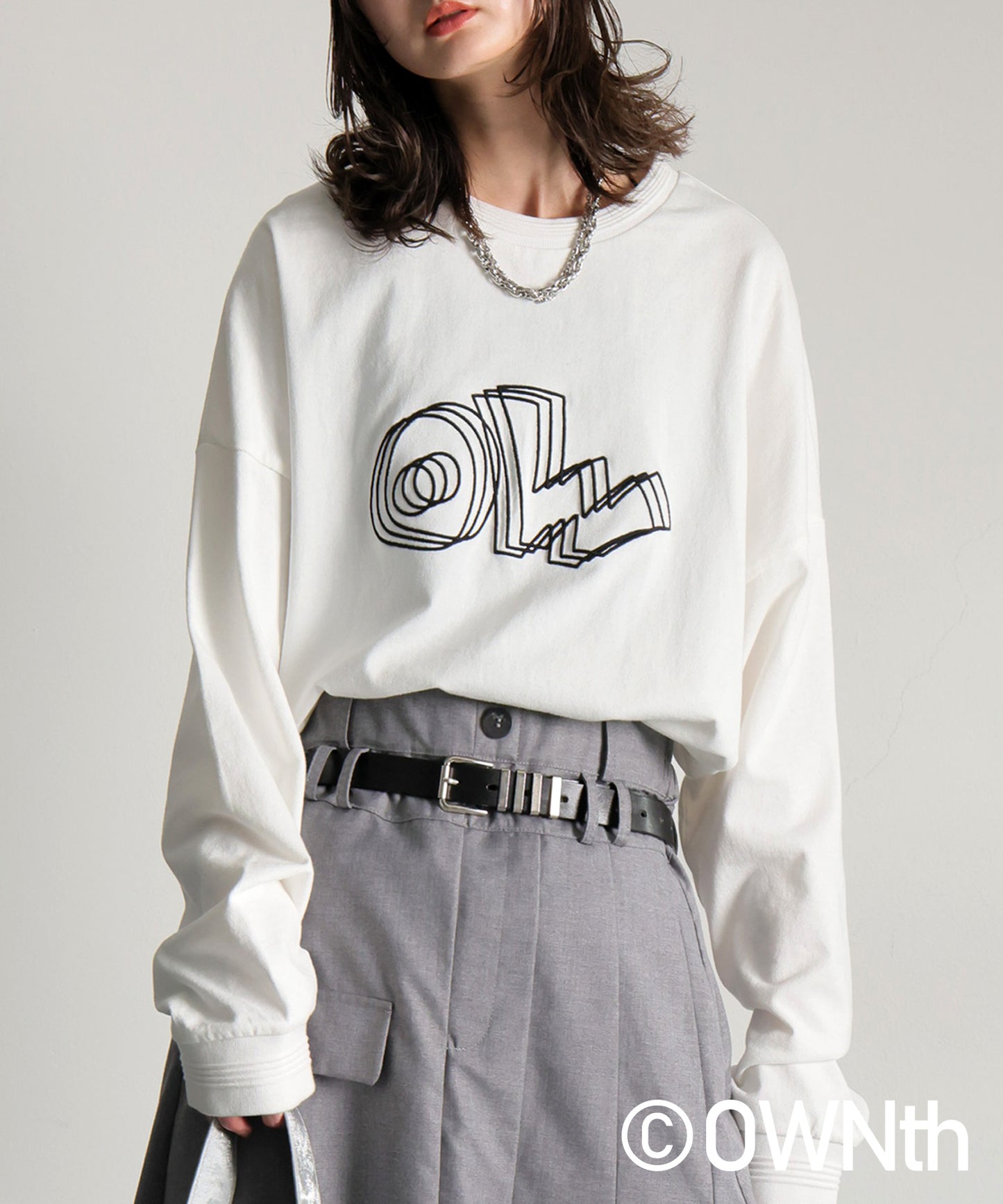 OWNth 25AW Logo Long T-Shirt Unisex