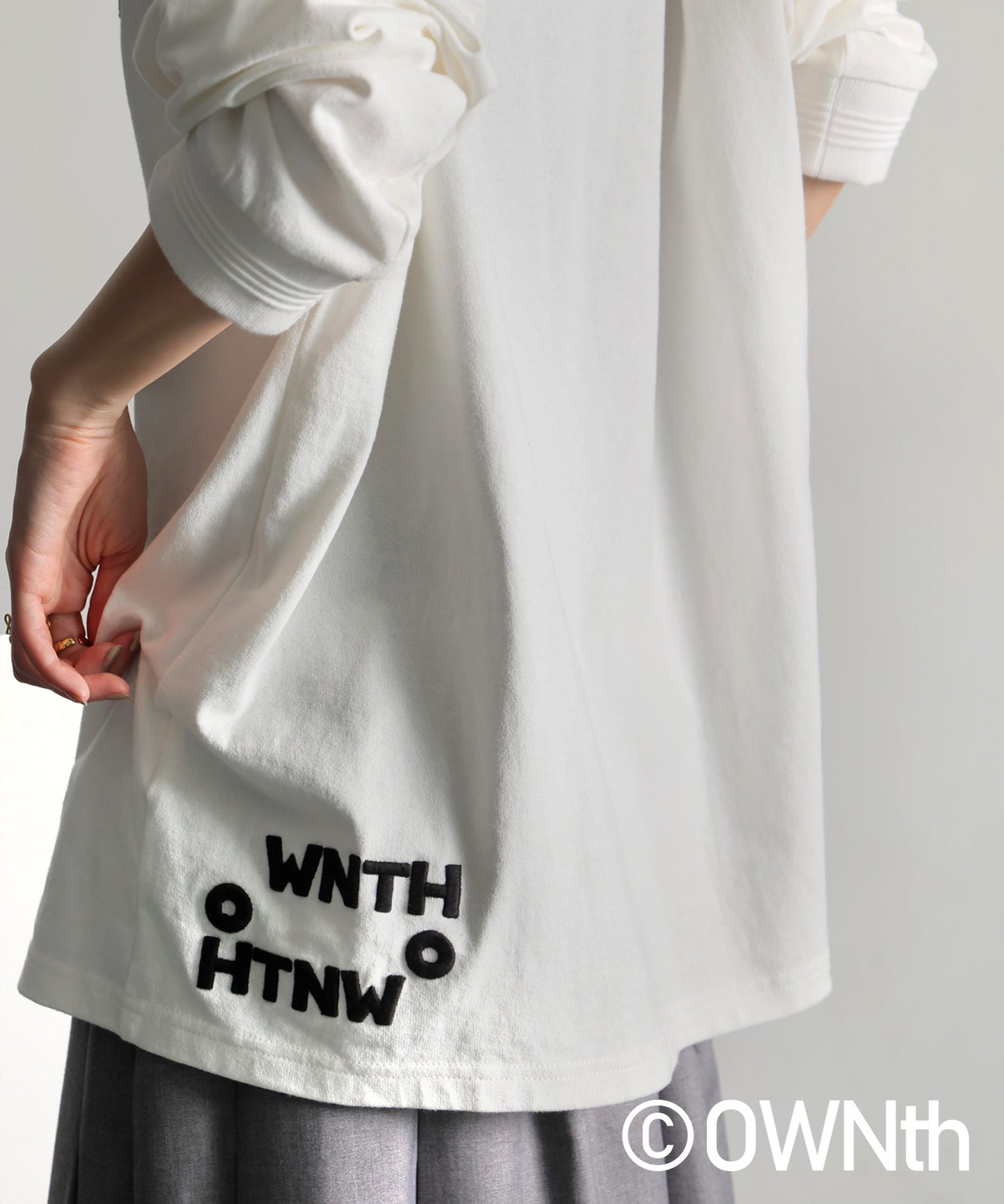 OWNth 25AW Logo Long T-Shirt Unisex