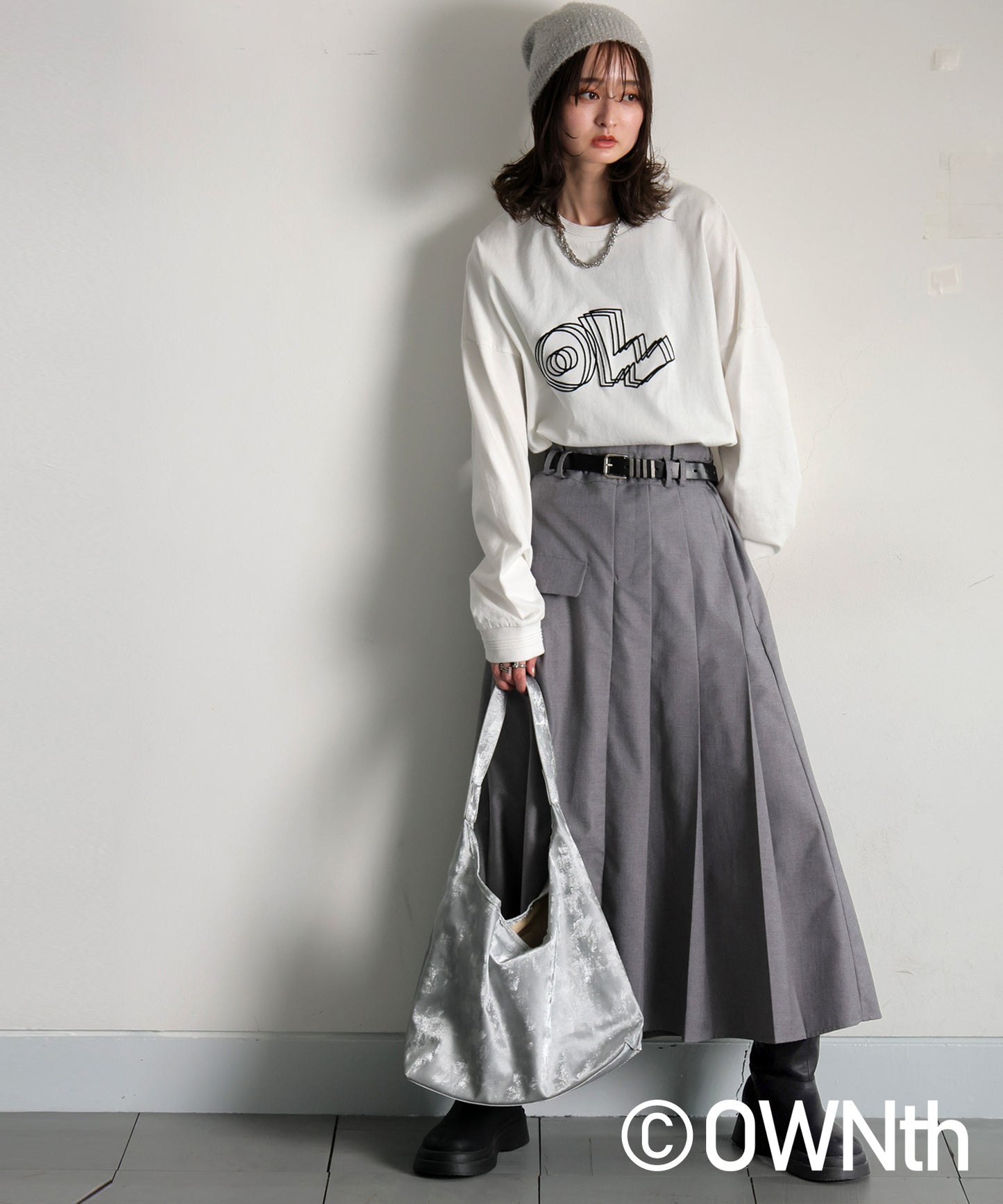 OWNth 25AW Logo Long T-Shirt Unisex