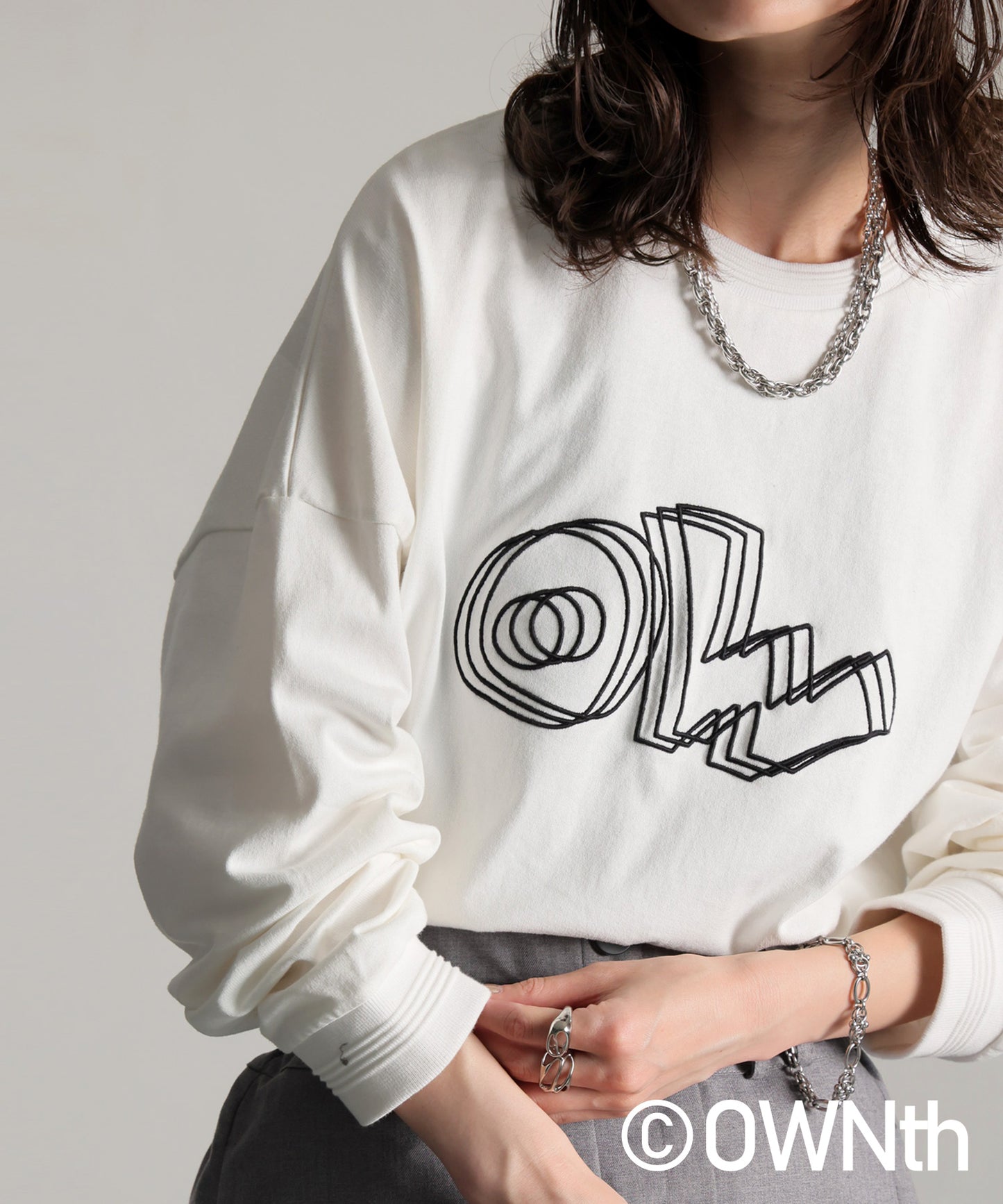 OWNth 25AW Logo Long T-Shirt Unisex