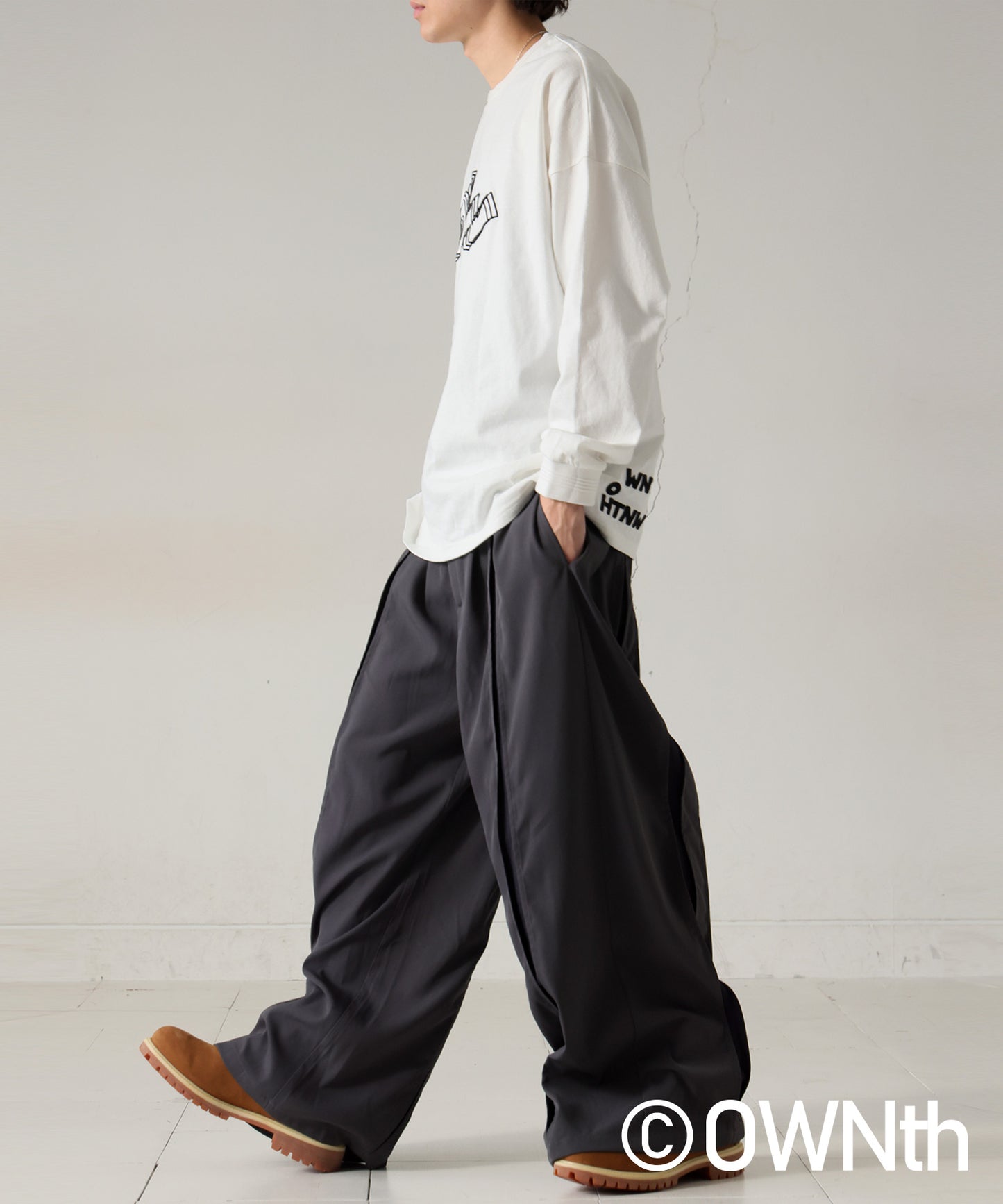 OWNth 25AW Logo Long T-Shirt Unisex