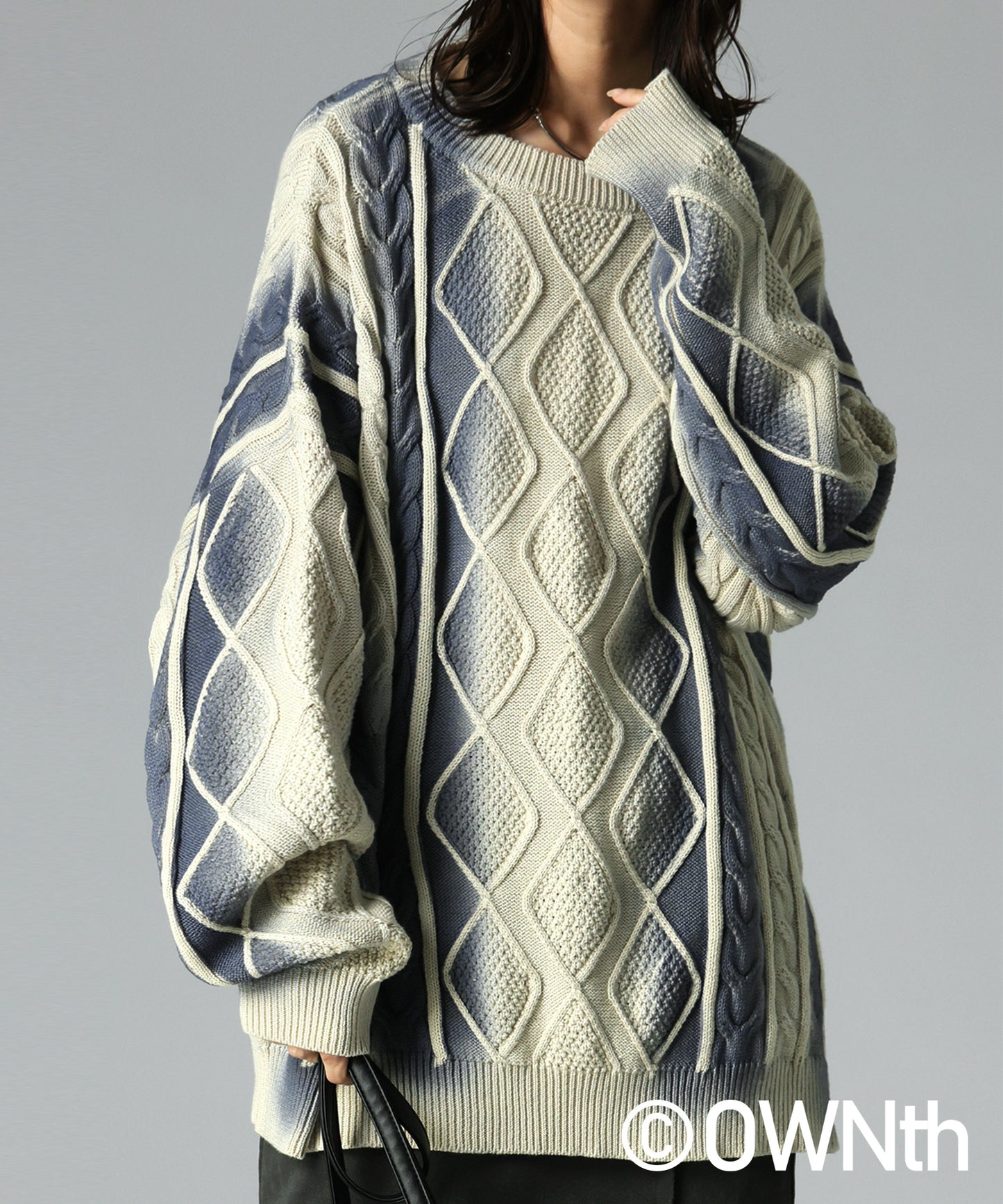 OWNth Color-Coordinated Spray Knit Ladies