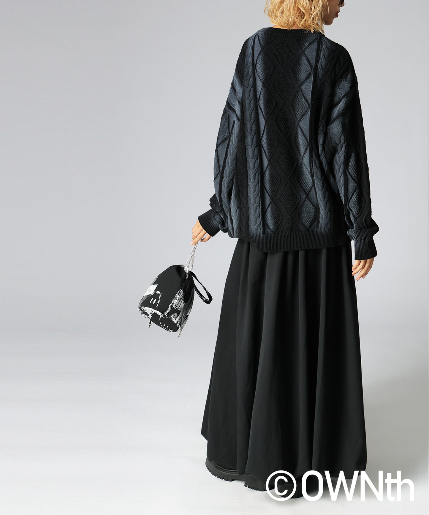 OWNth Color-Coordinated Spray Knit Ladies