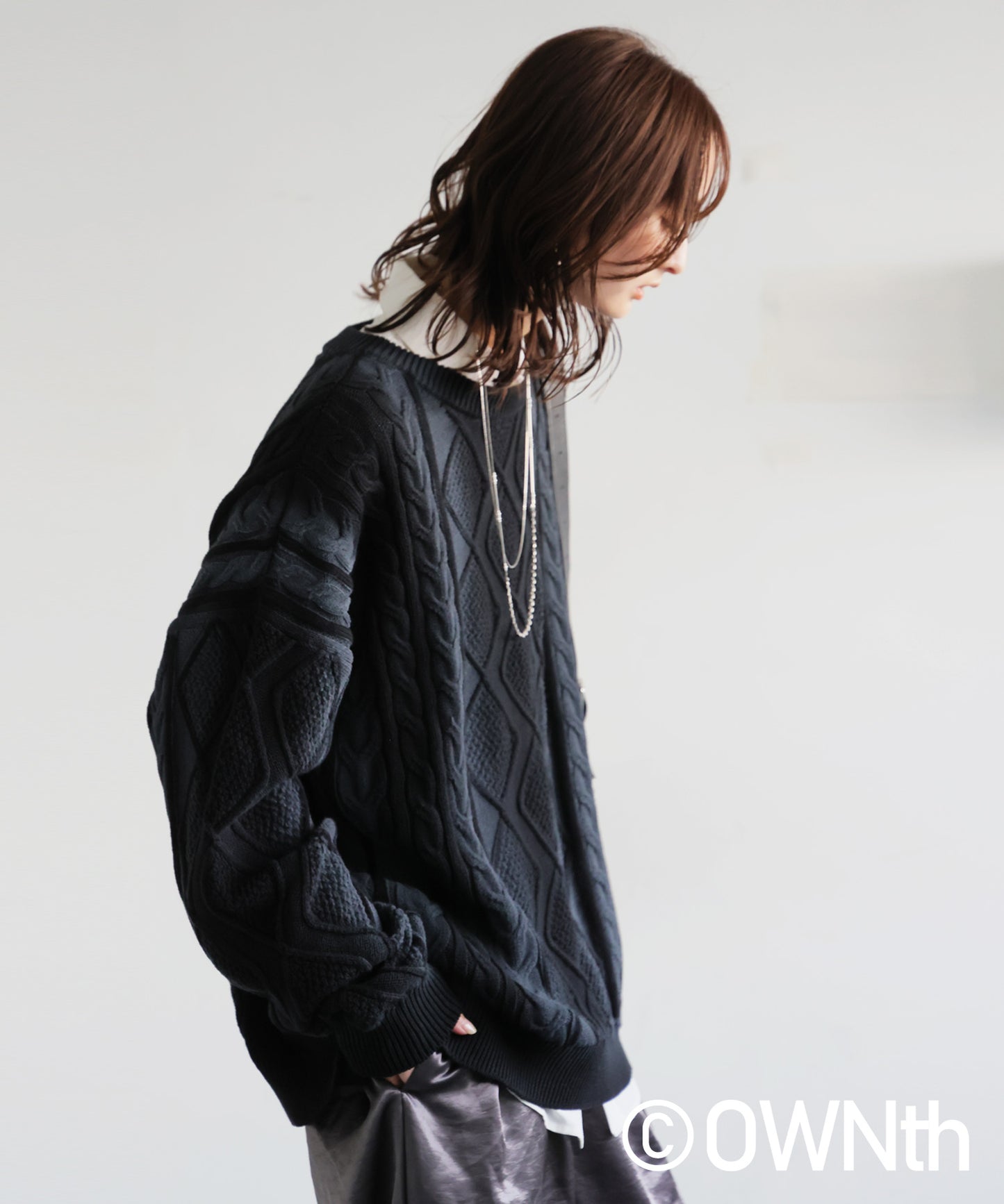 OWNth Color-Coordinated Spray Knit Ladies