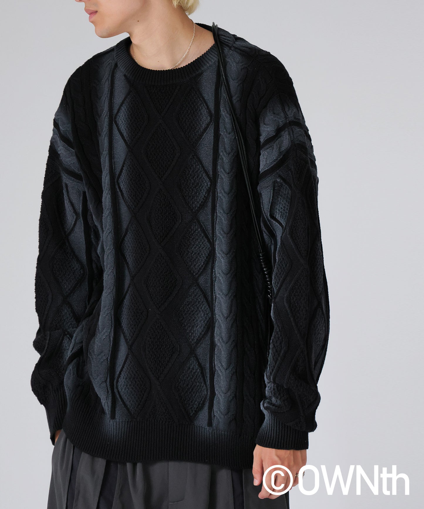 OWNth Color-Coordinated Spray Knit Men's