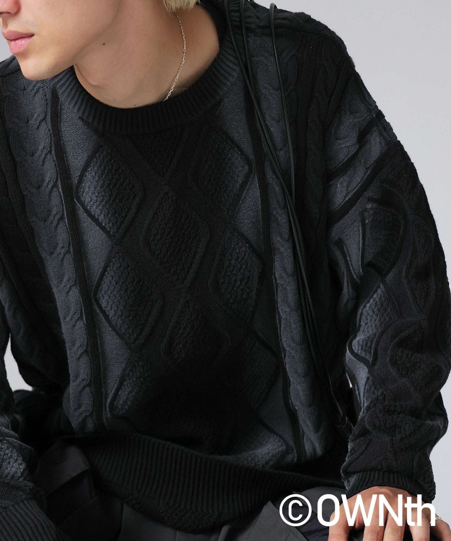 OWNth Color-Coordinated Spray Knit Men's