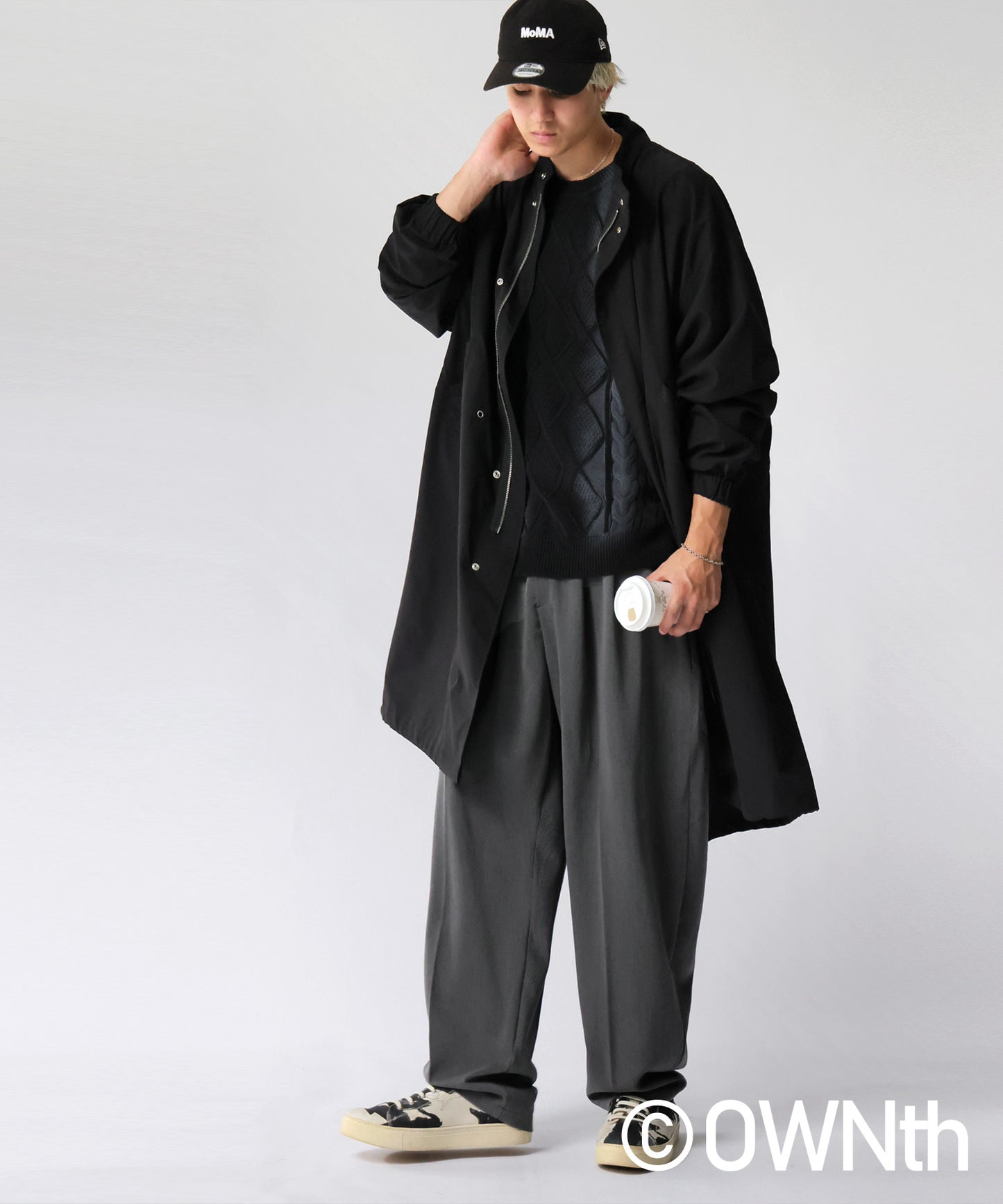 OWNth Color-Coordinated Spray Knit Men's