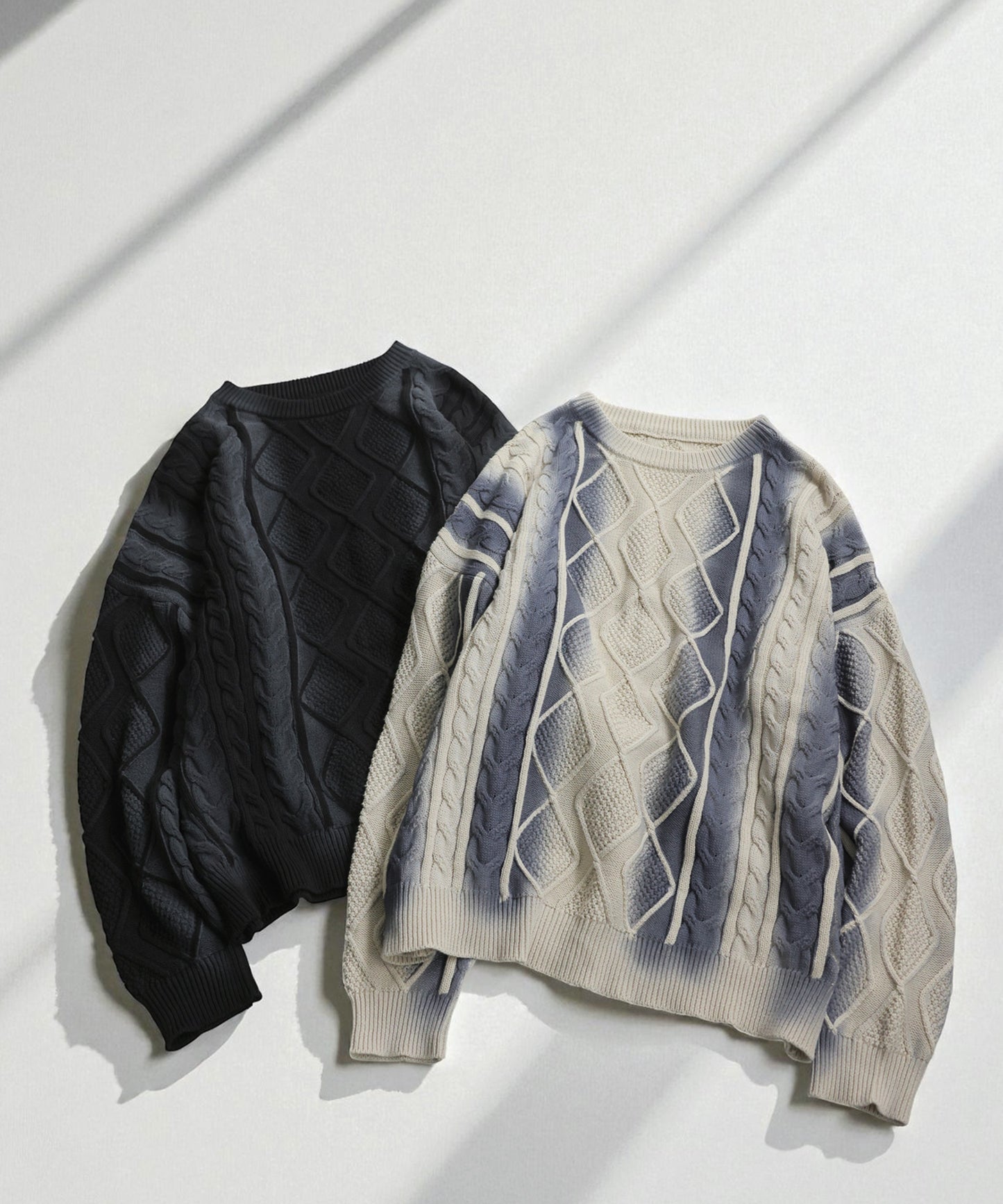 OWNth Color-Coordinated Spray Knit Ladies