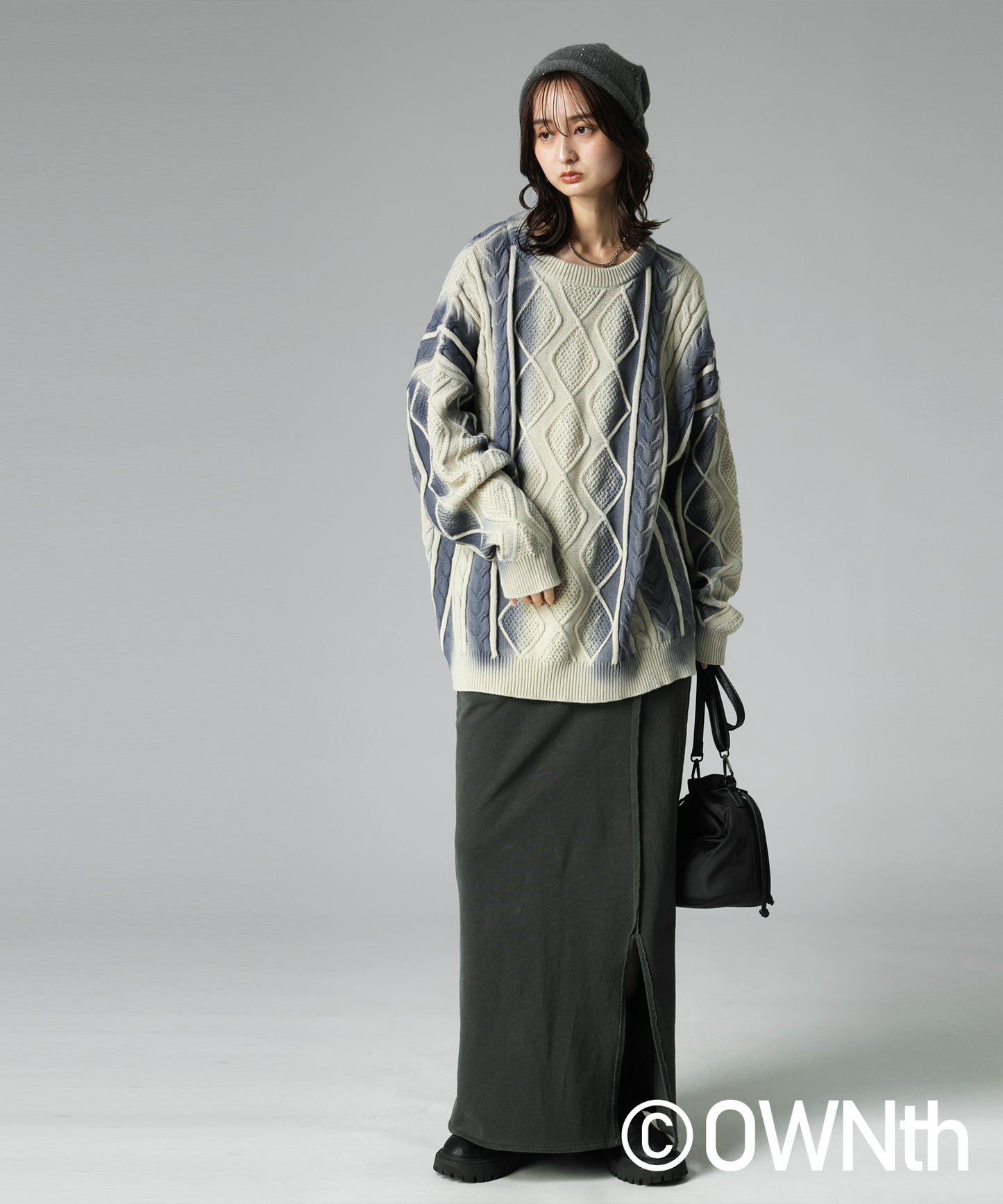 OWNth Color-Coordinated Spray Knit Ladies