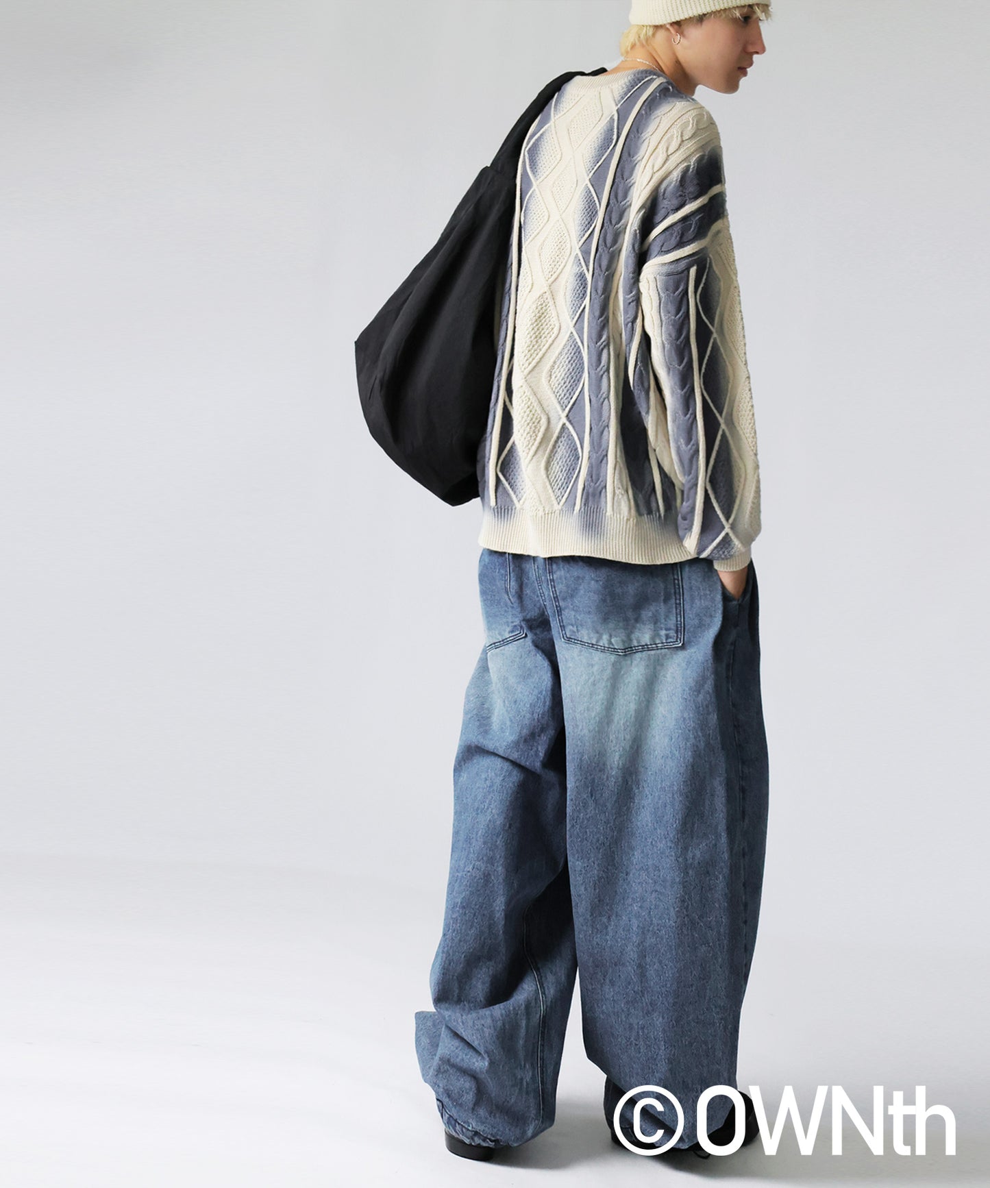 OWNth Color-Coordinated Spray Knit Men's