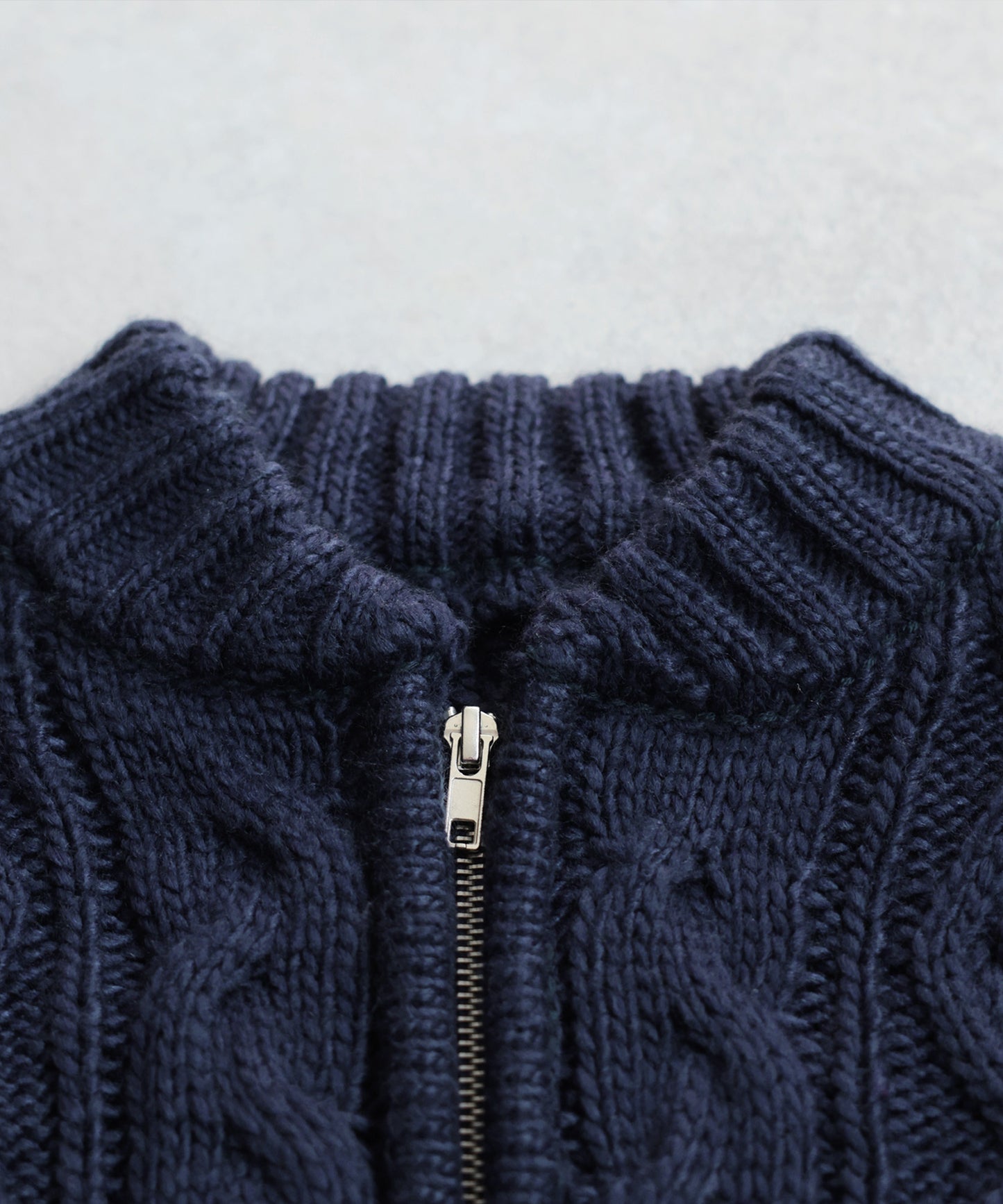OWNth Cable Knit Zip Cardigan Men's