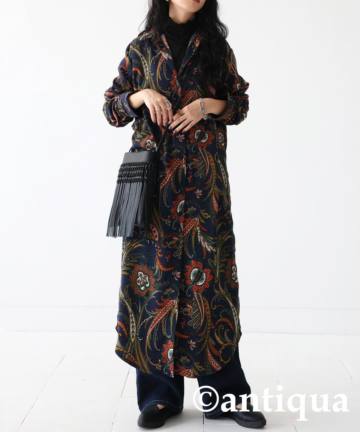 Paisley pattern shirt dress Ladies