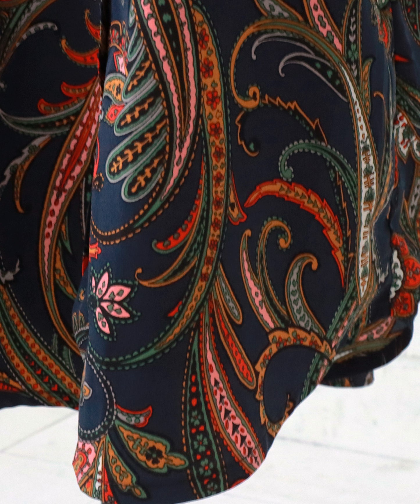 Paisley pattern shirt dress Ladies