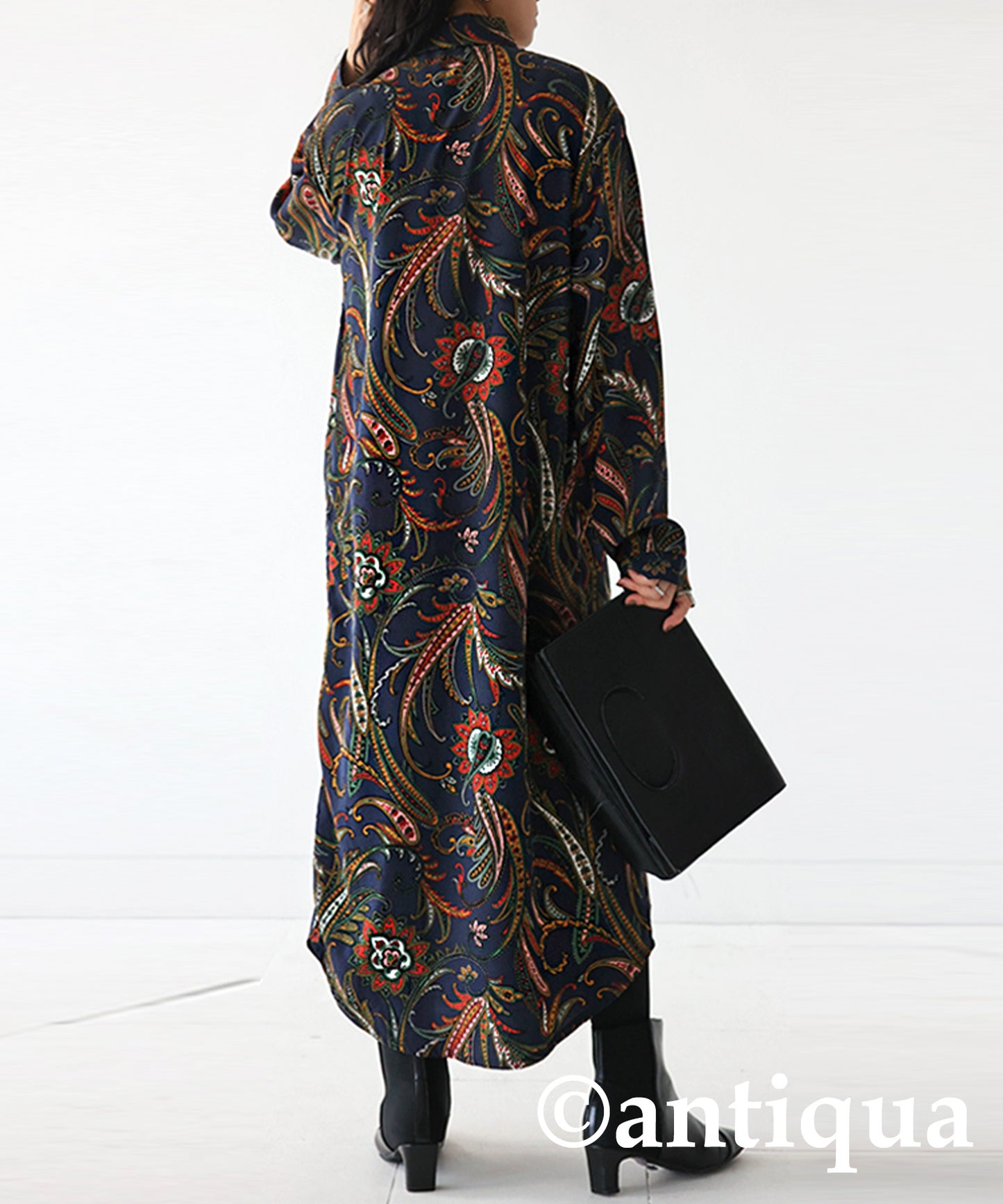 Paisley pattern shirt dress Ladies