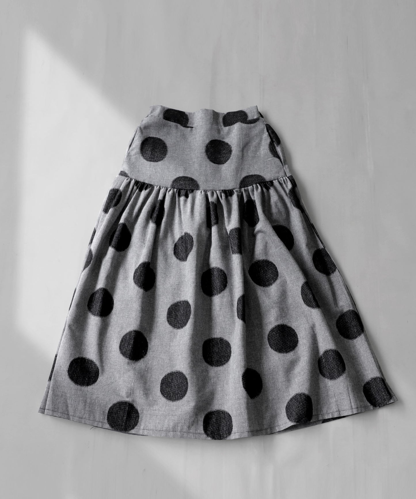 Dot pattern flare skirt Ladies