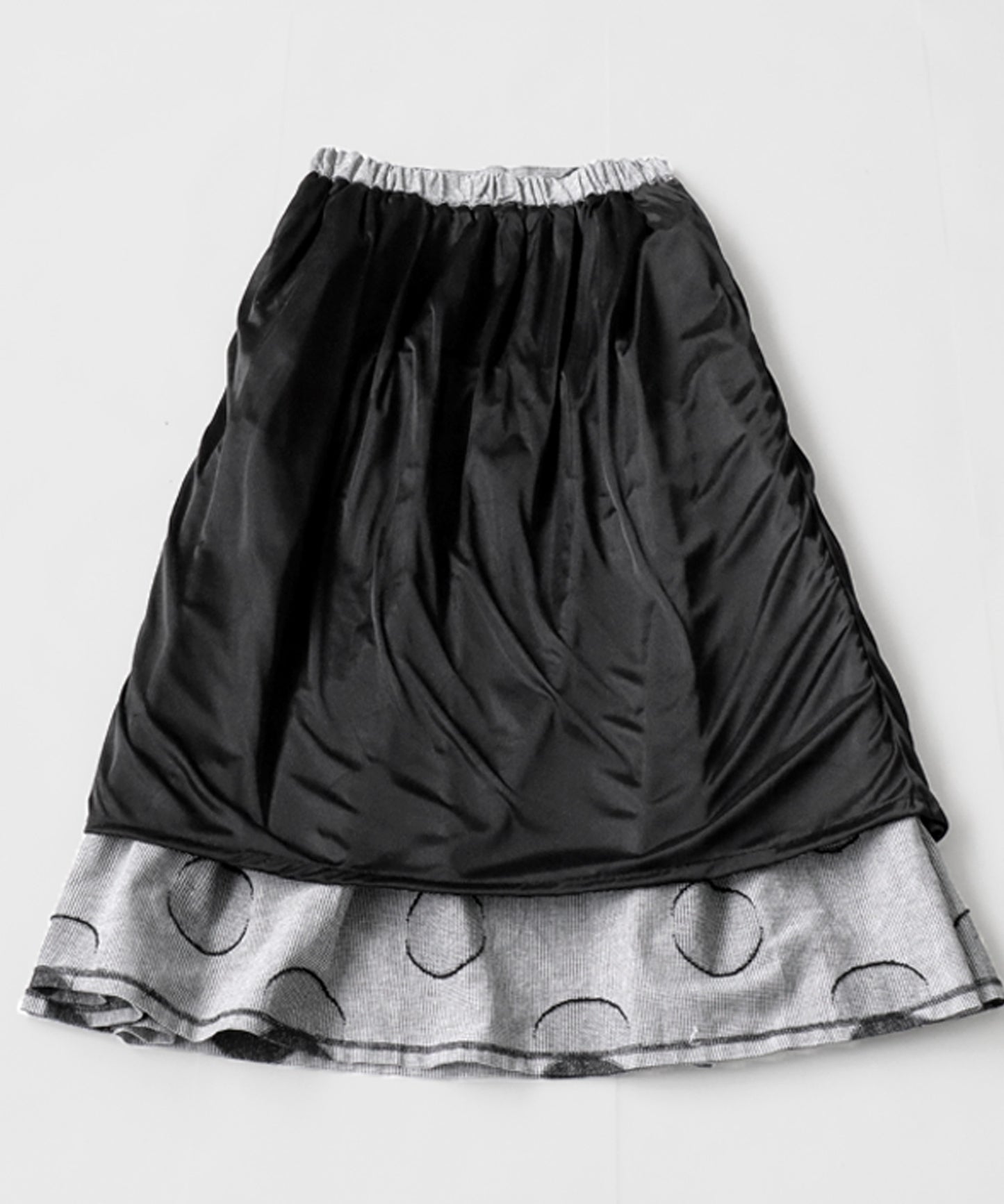 Dot pattern flare skirt Ladies