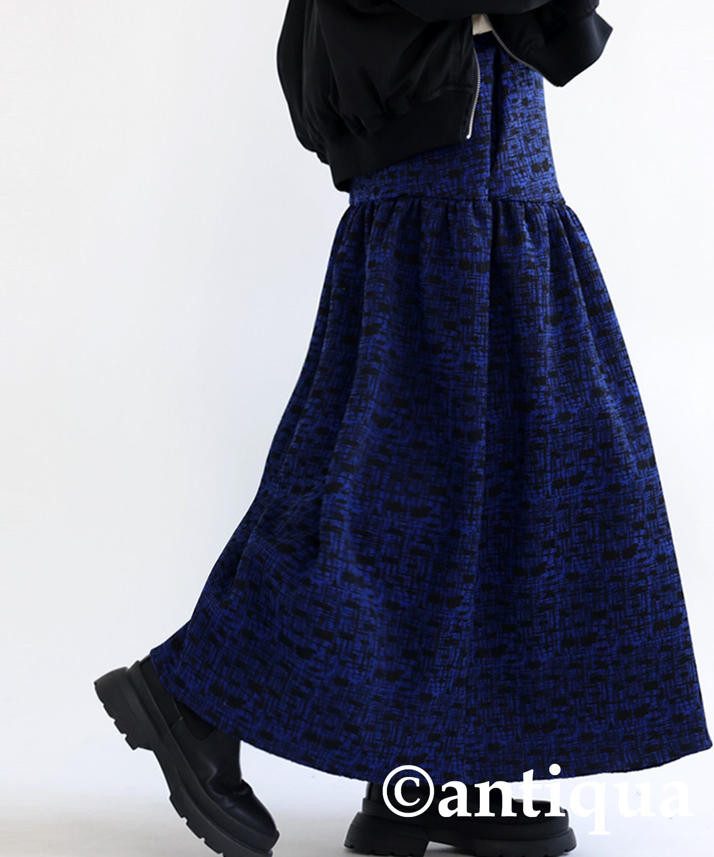 Jacquard Flare Skirt Ladies