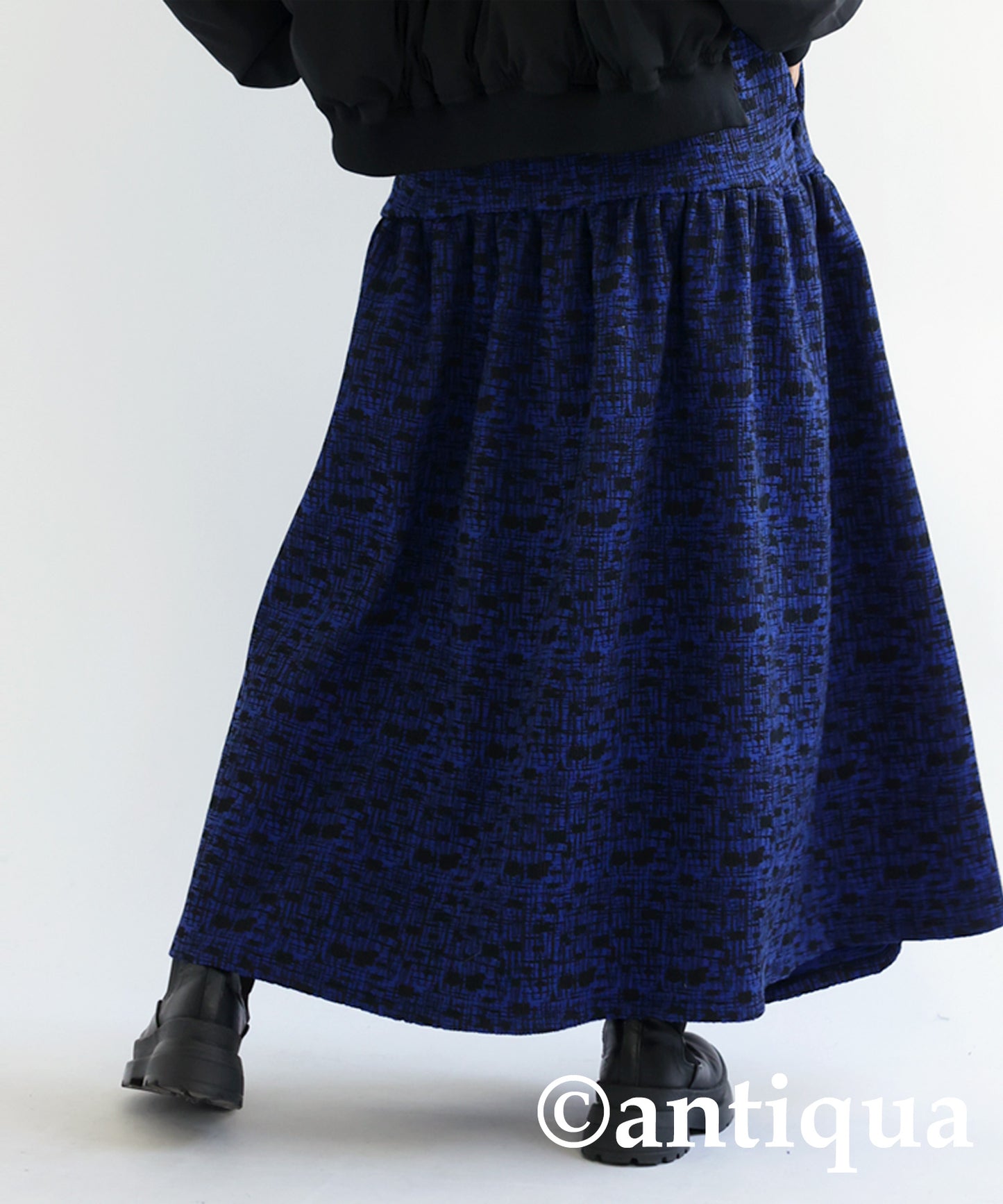 Jacquard Flare Skirt Ladies