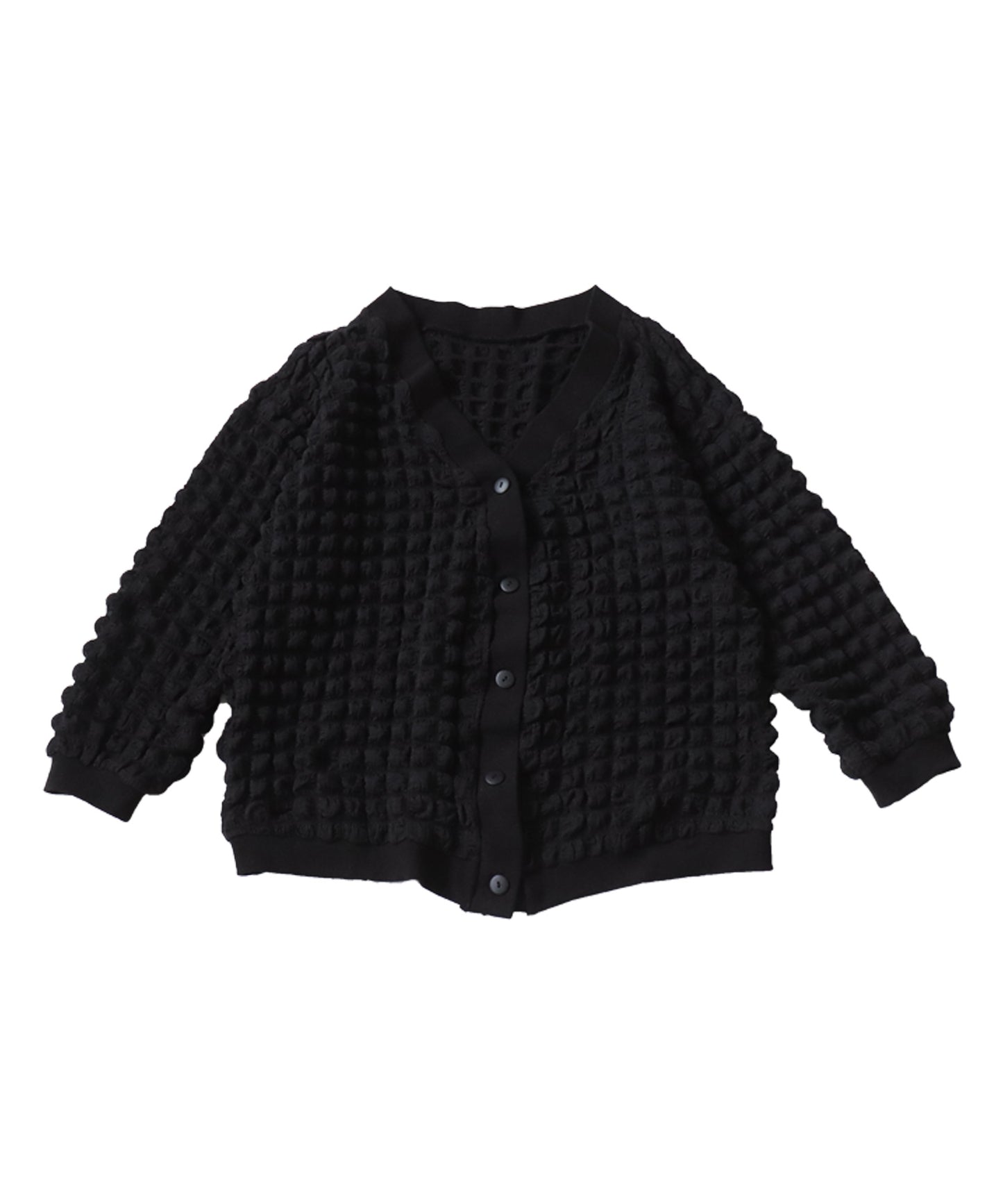 Embossed Ladies bubble cardigan