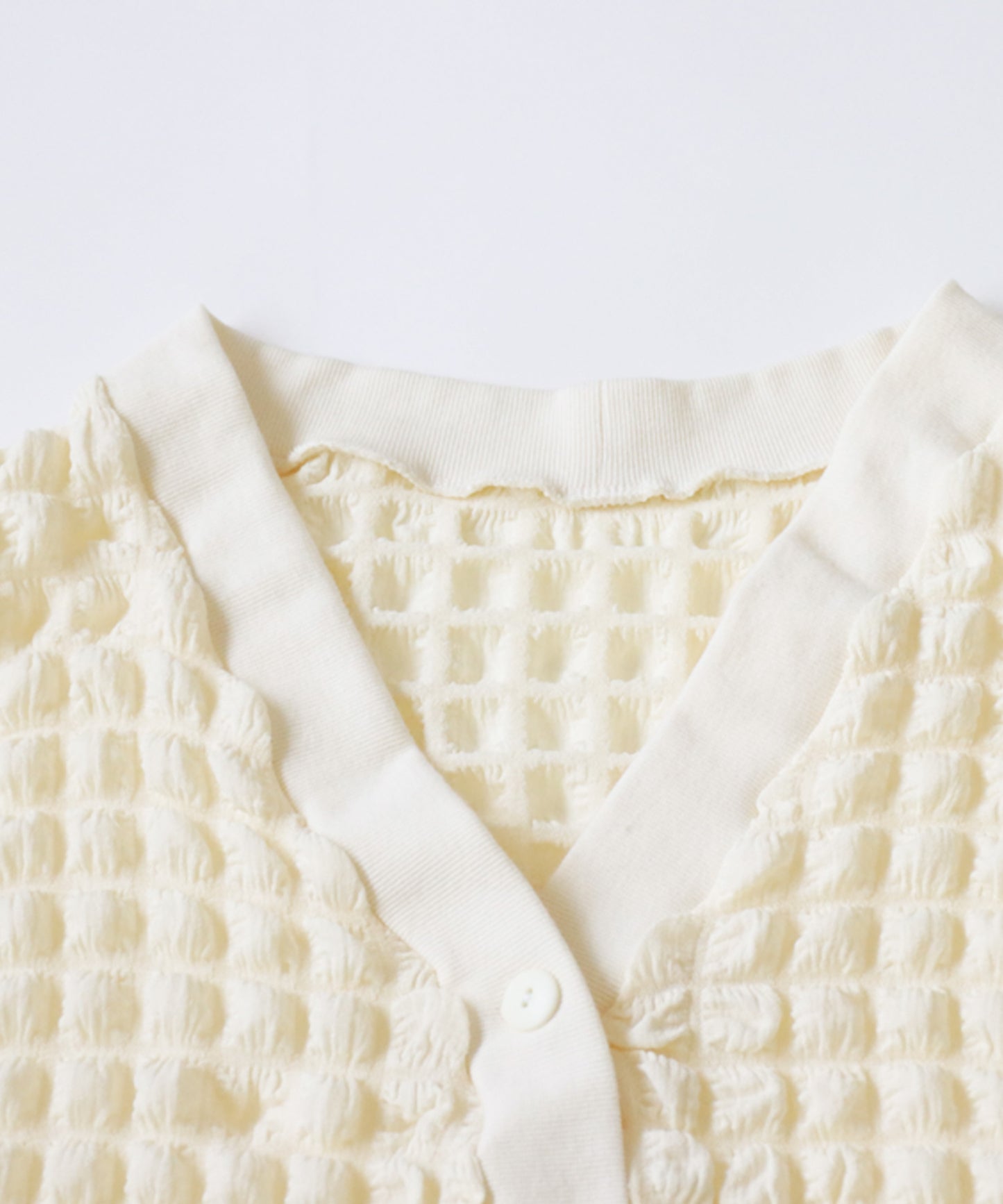 Embossed Ladies bubble cardigan