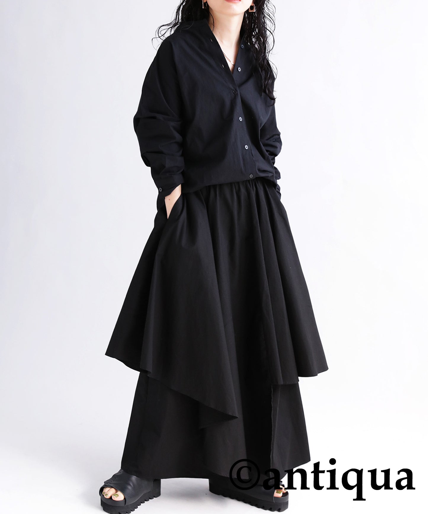 Asymmetric Rayer Dress Ladies