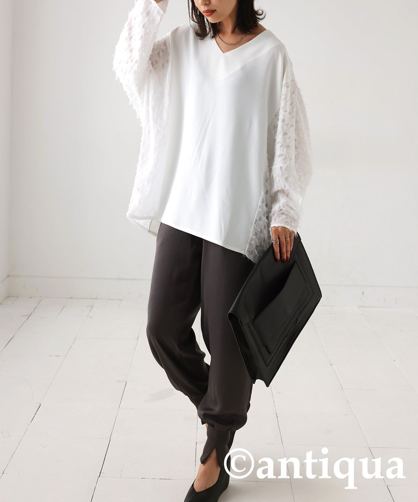 Fringe Dolman Sleeve Tops Ladies