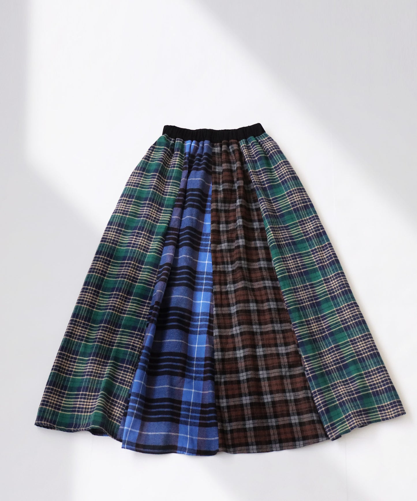 Check pattern flare skirt Ladies