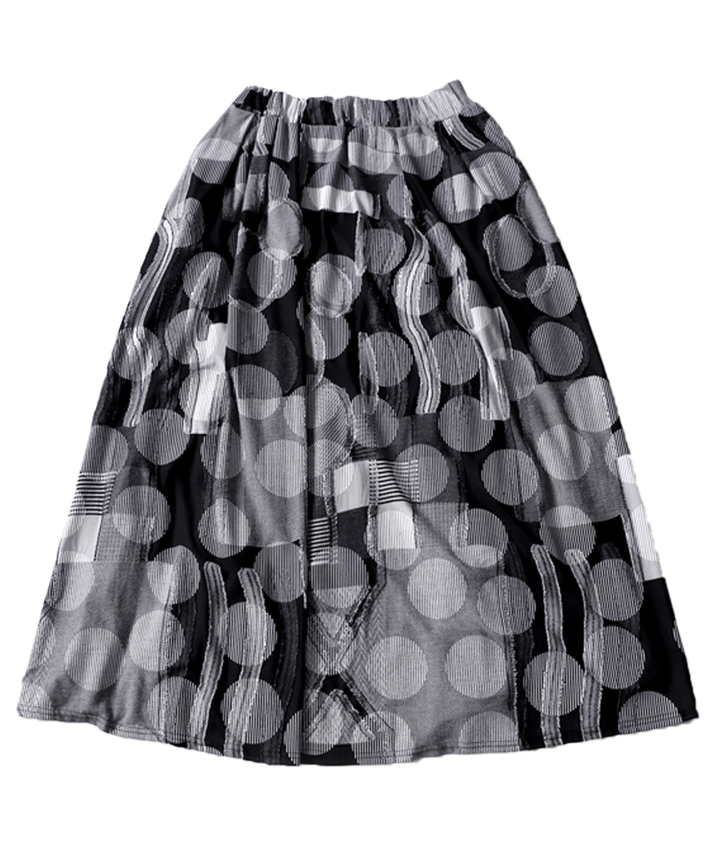Flare Ladies Long skirt Dot