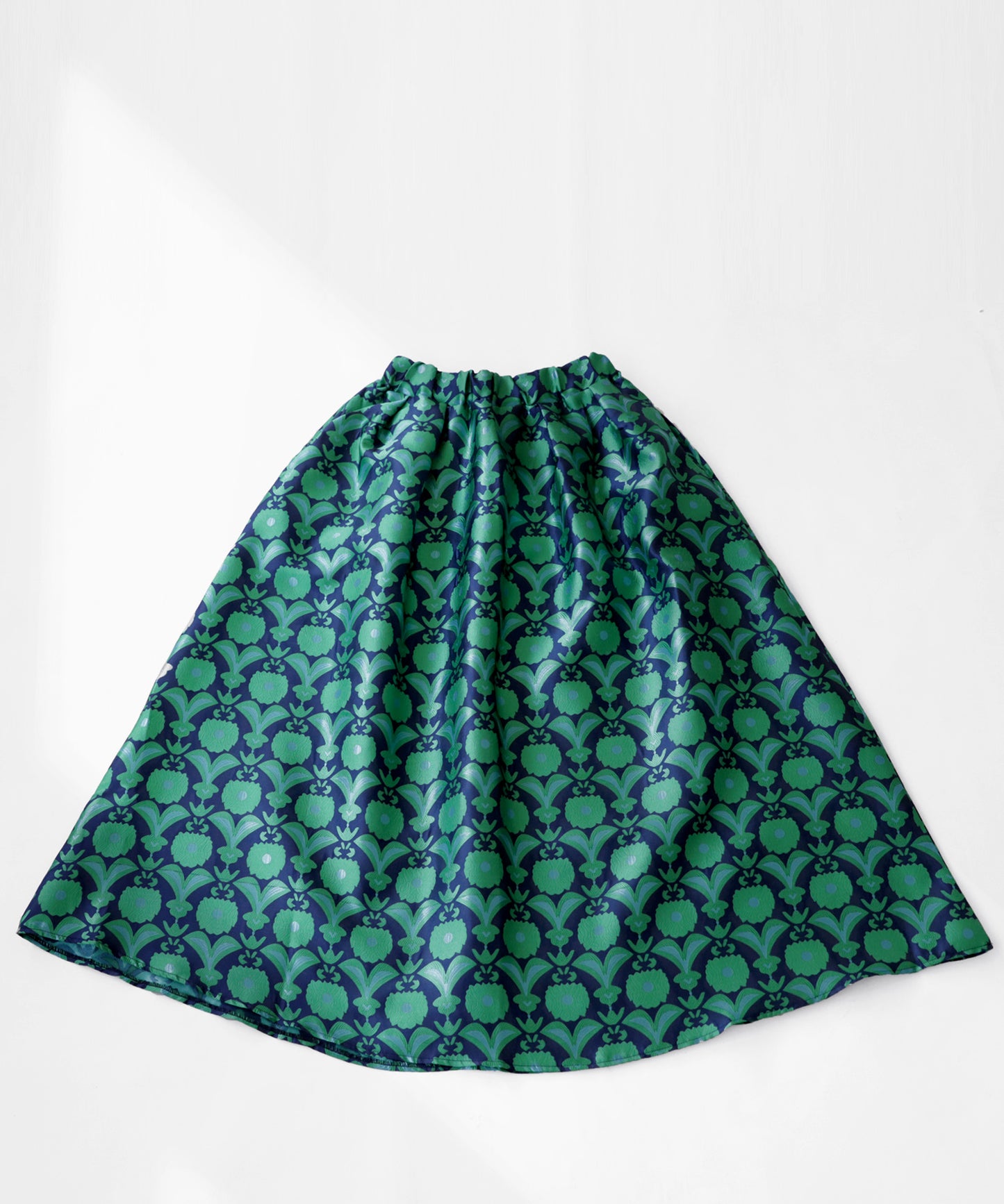 Retro pattern flare skirt Ladies