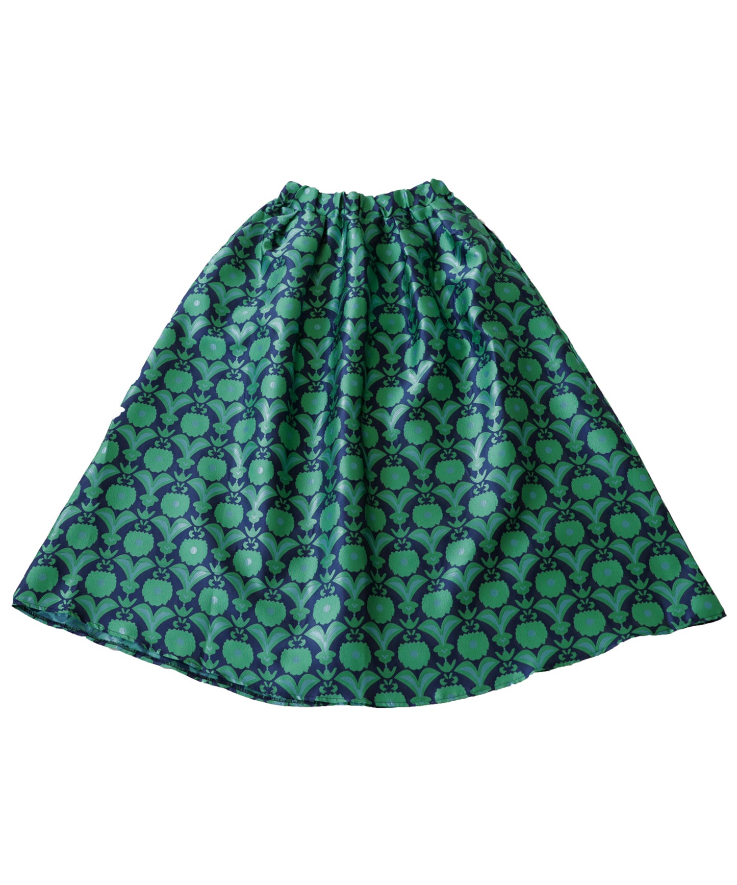 Retro pattern flare skirt Ladies