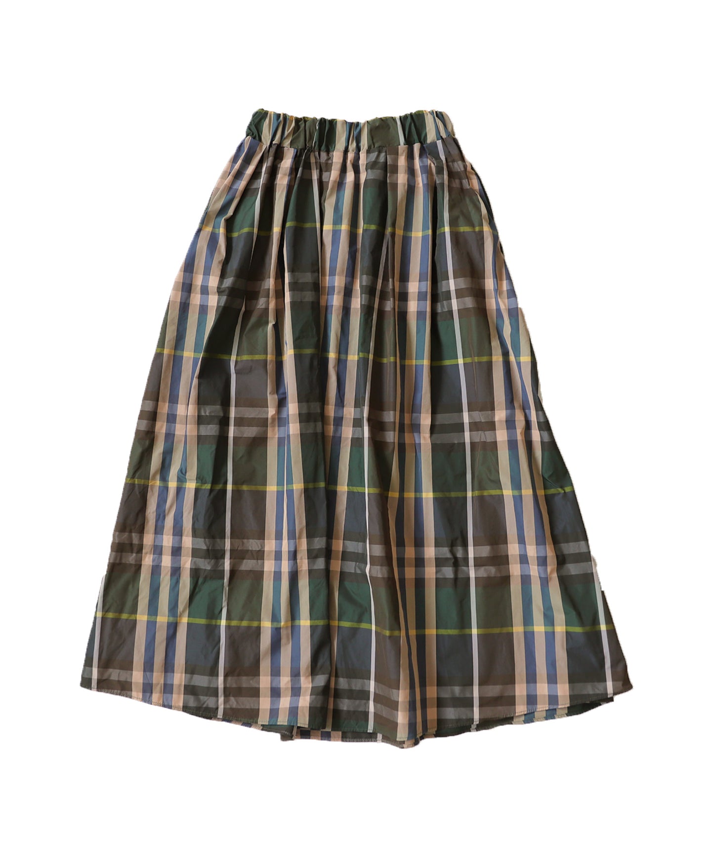 Flare Ladies Long Plaid skirt