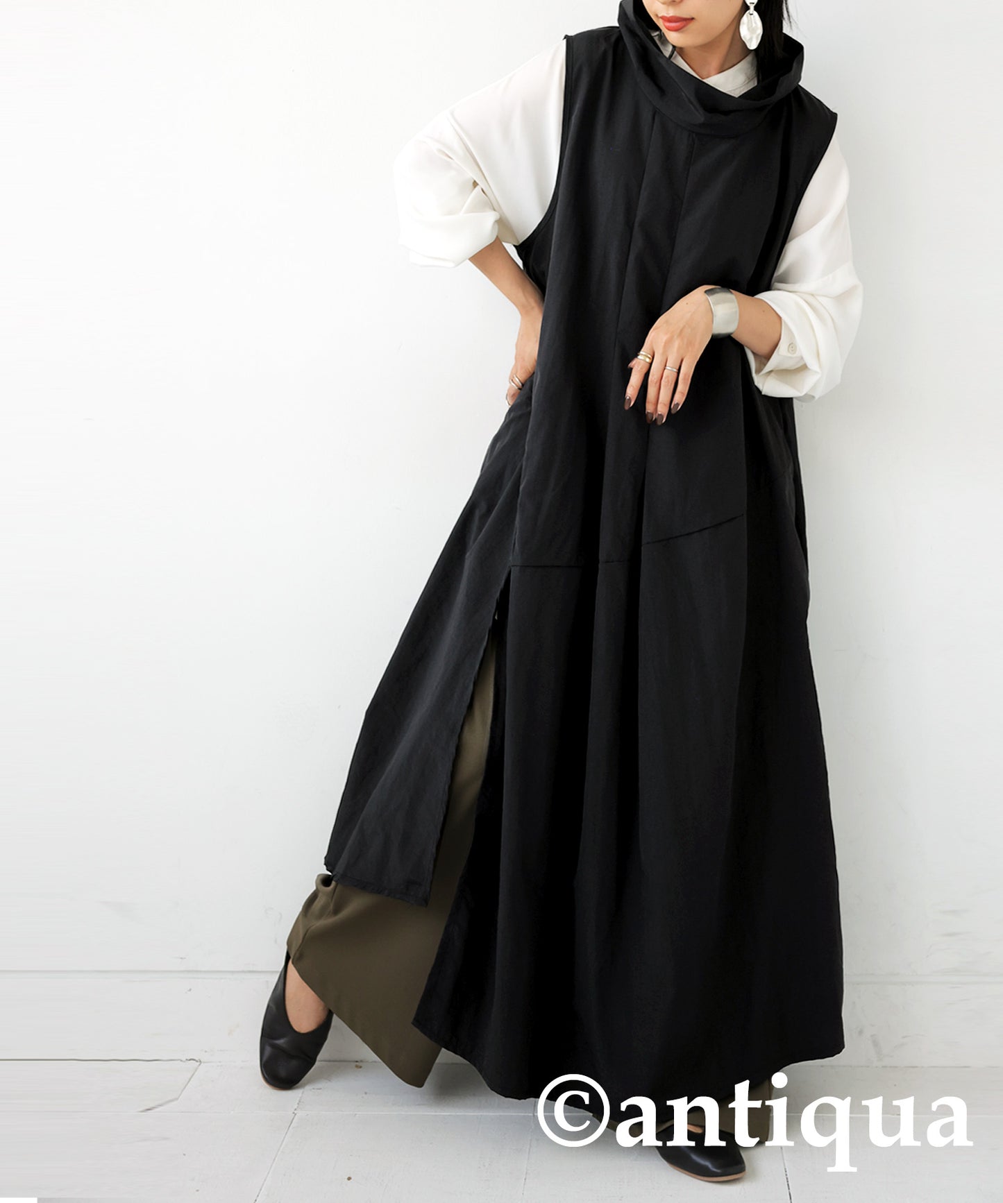 Ladies Sleeveless Casual Long dress plain