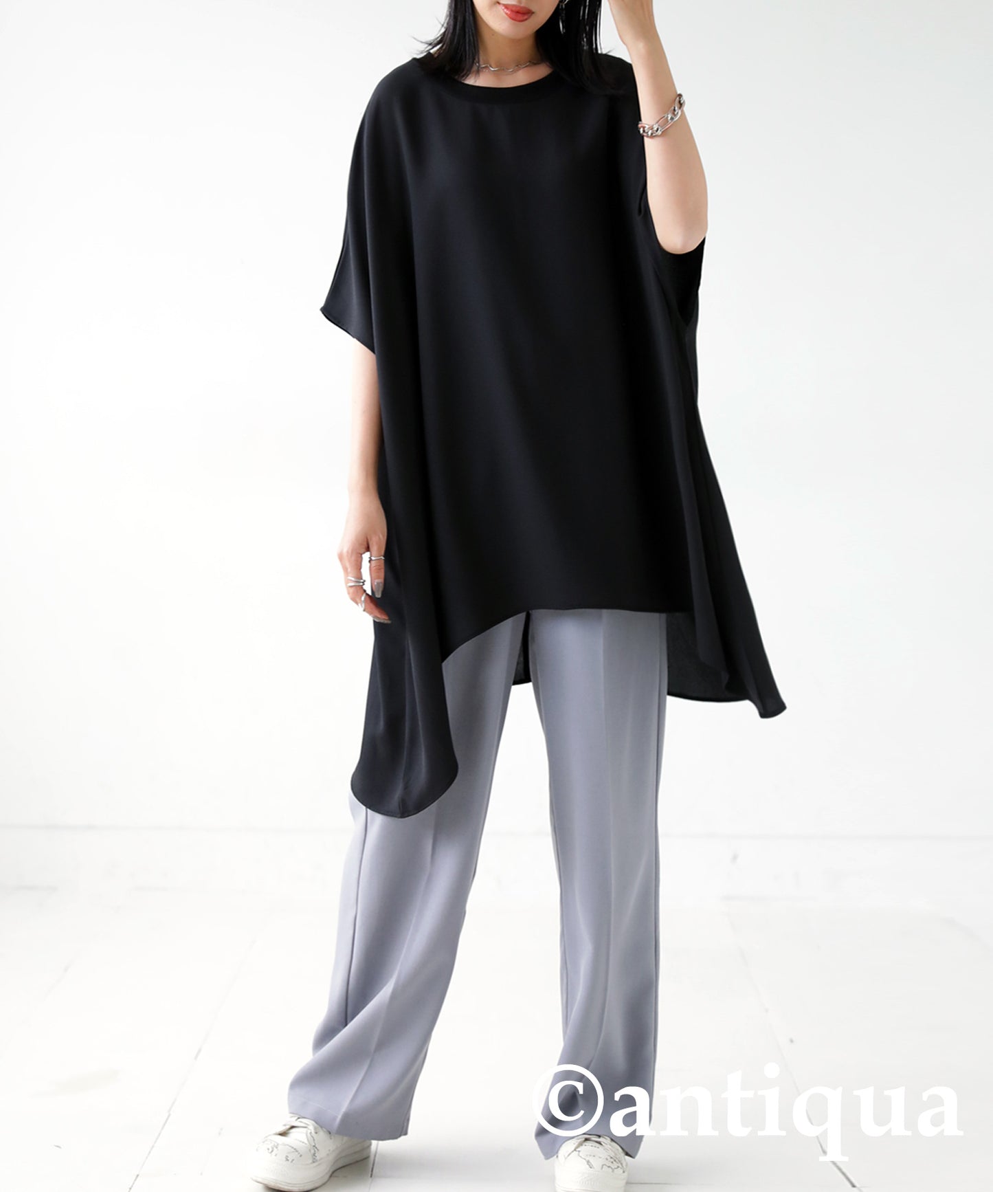 Loose-fitting wide tops Ladies