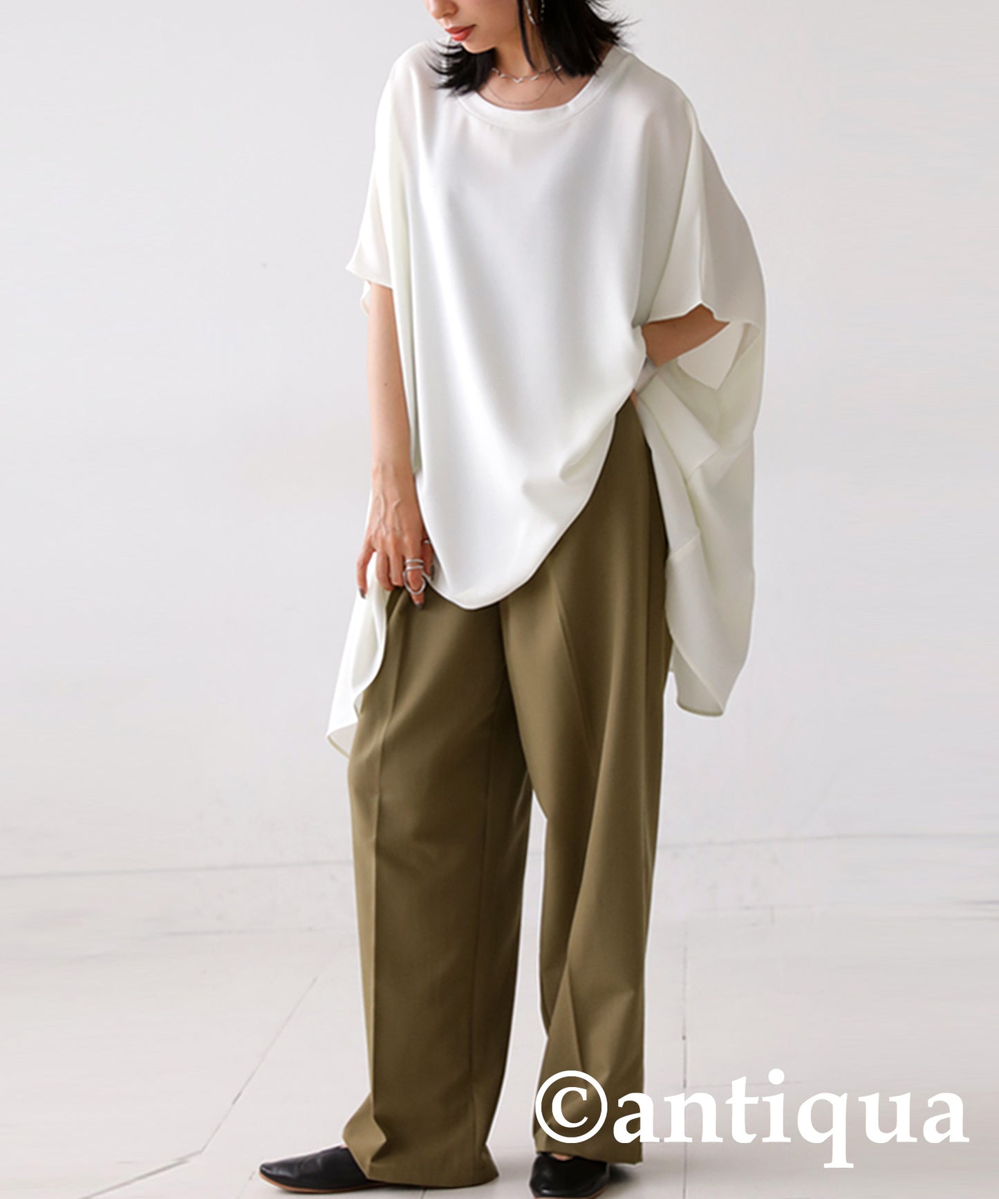 Loose-fitting wide tops Ladies