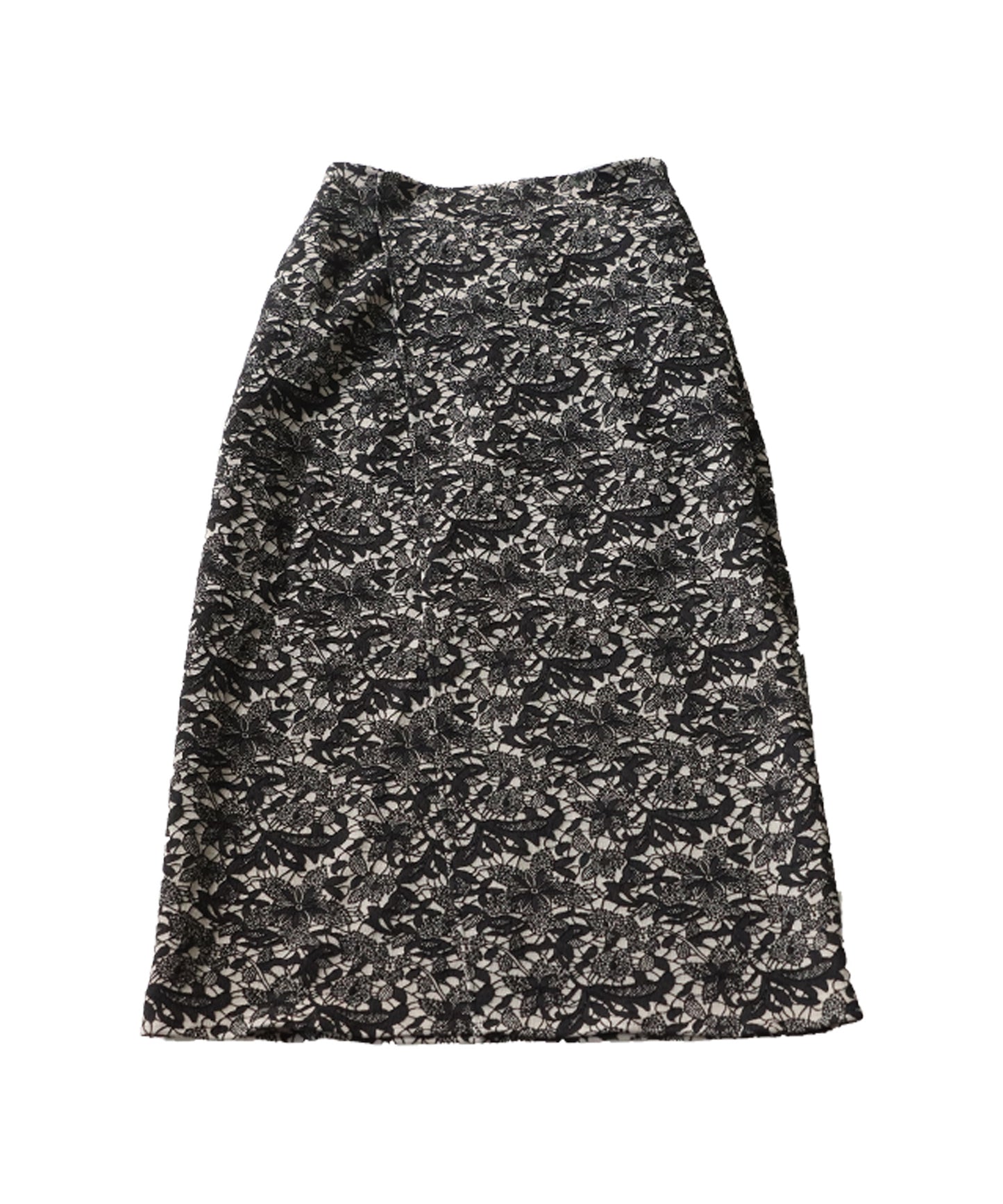 Jacquard Weaving Floral Pattern Lap Skirt Ladies