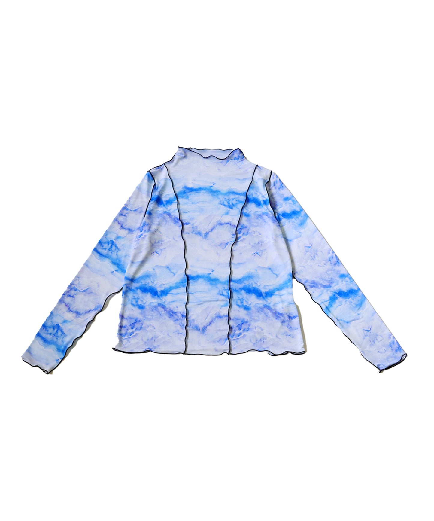 Marble Pattern Mellow Tops Ladies