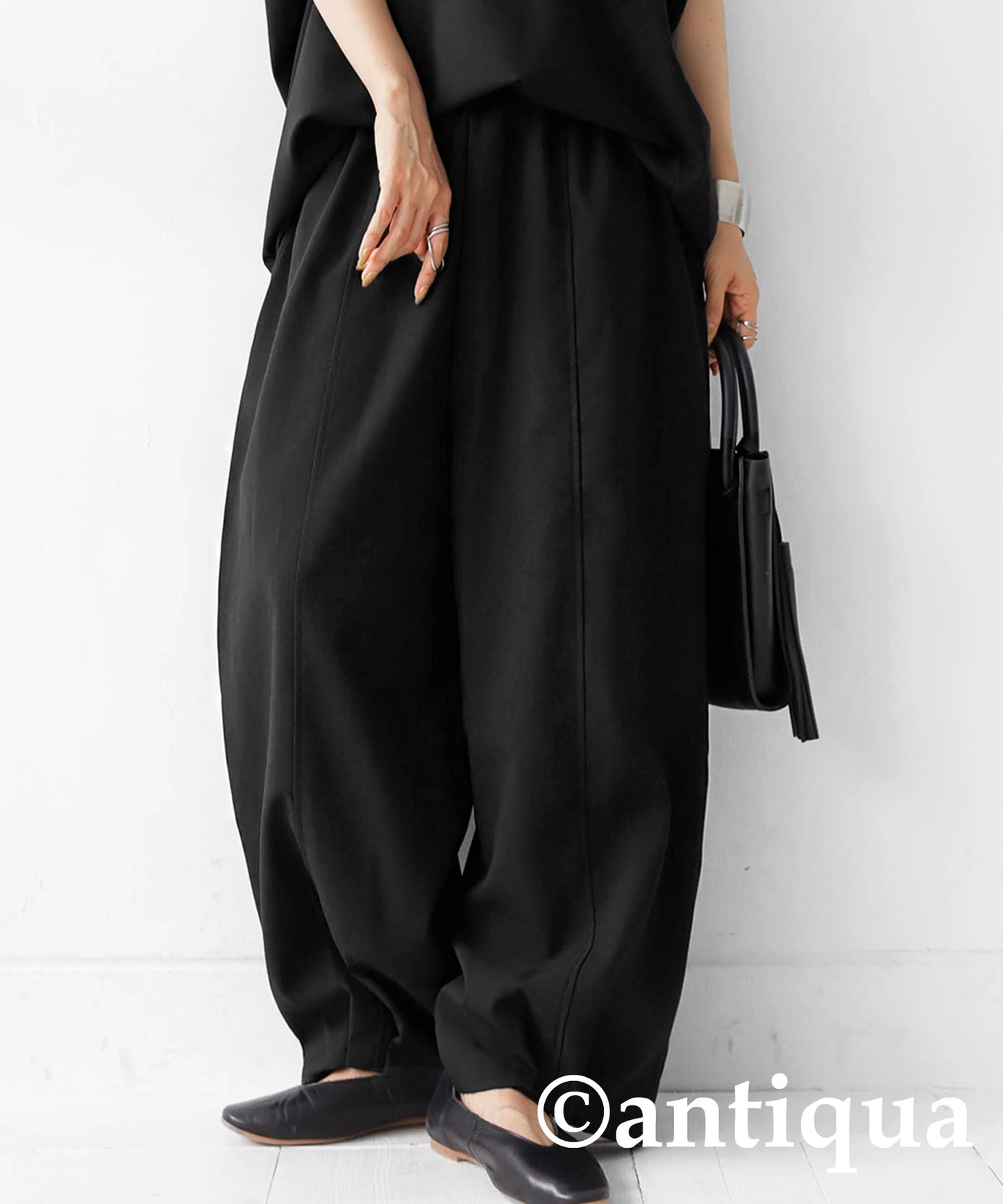 Hem tuck pants Ladies