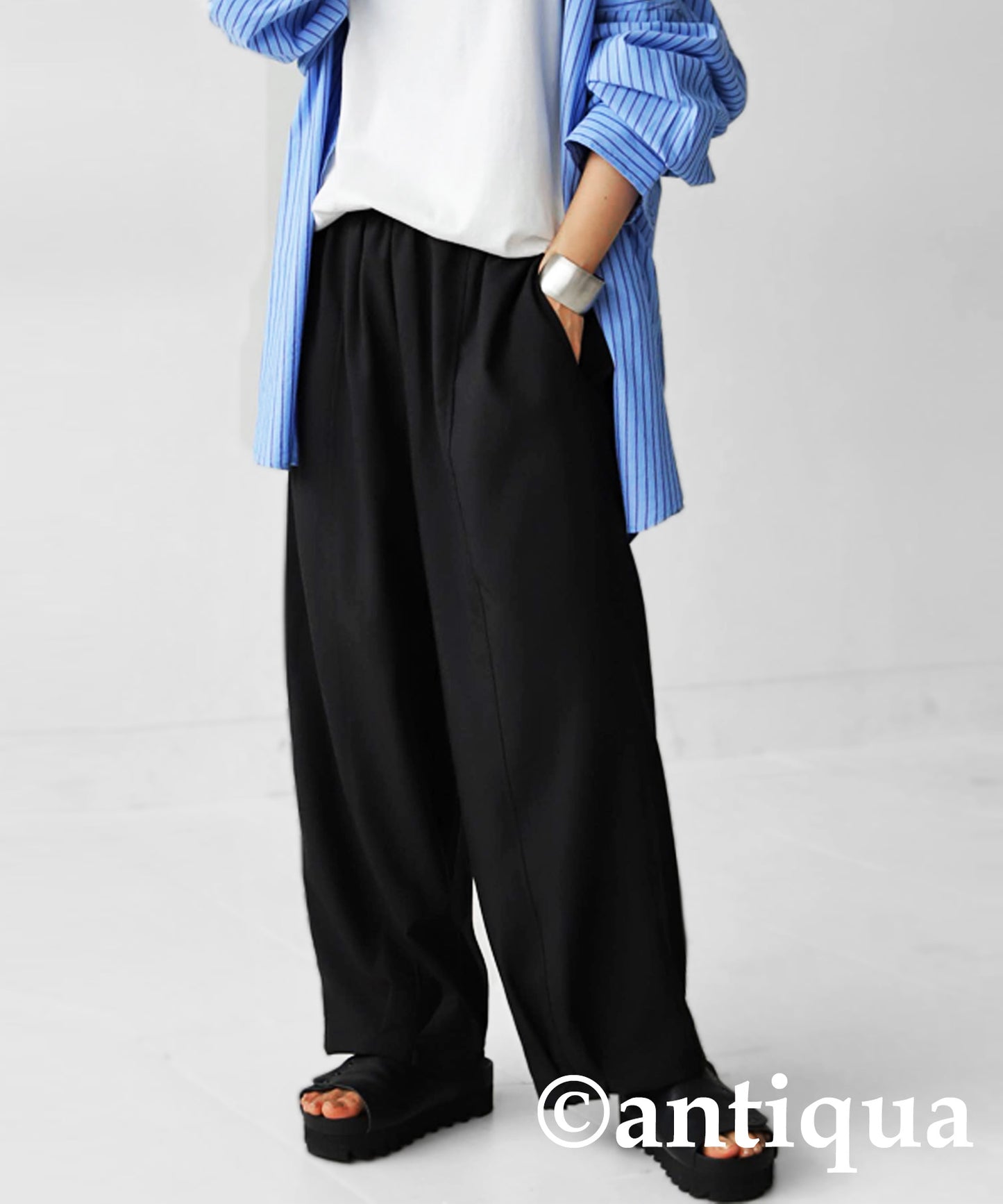 Hem tuck pants Ladies