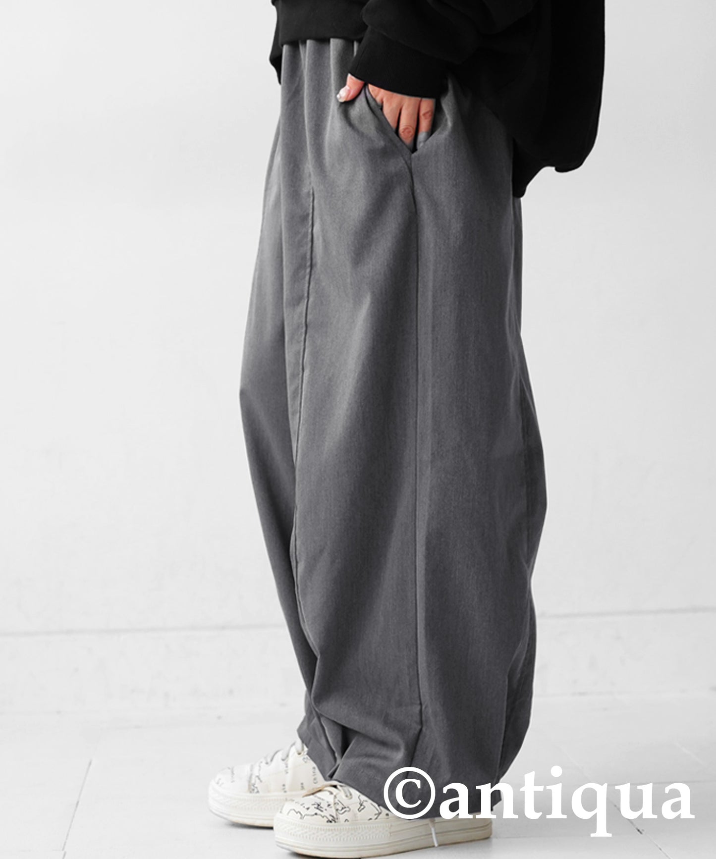 Hem tuck pants Ladies