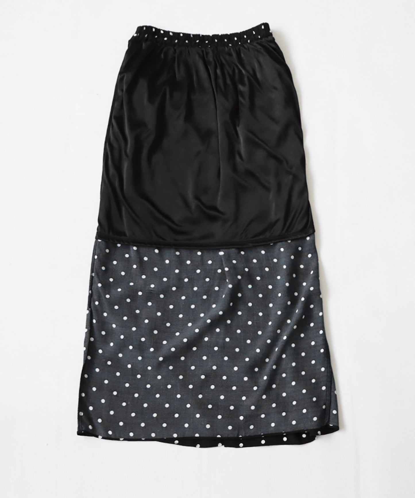 Dot pattern tight skirt Ladies