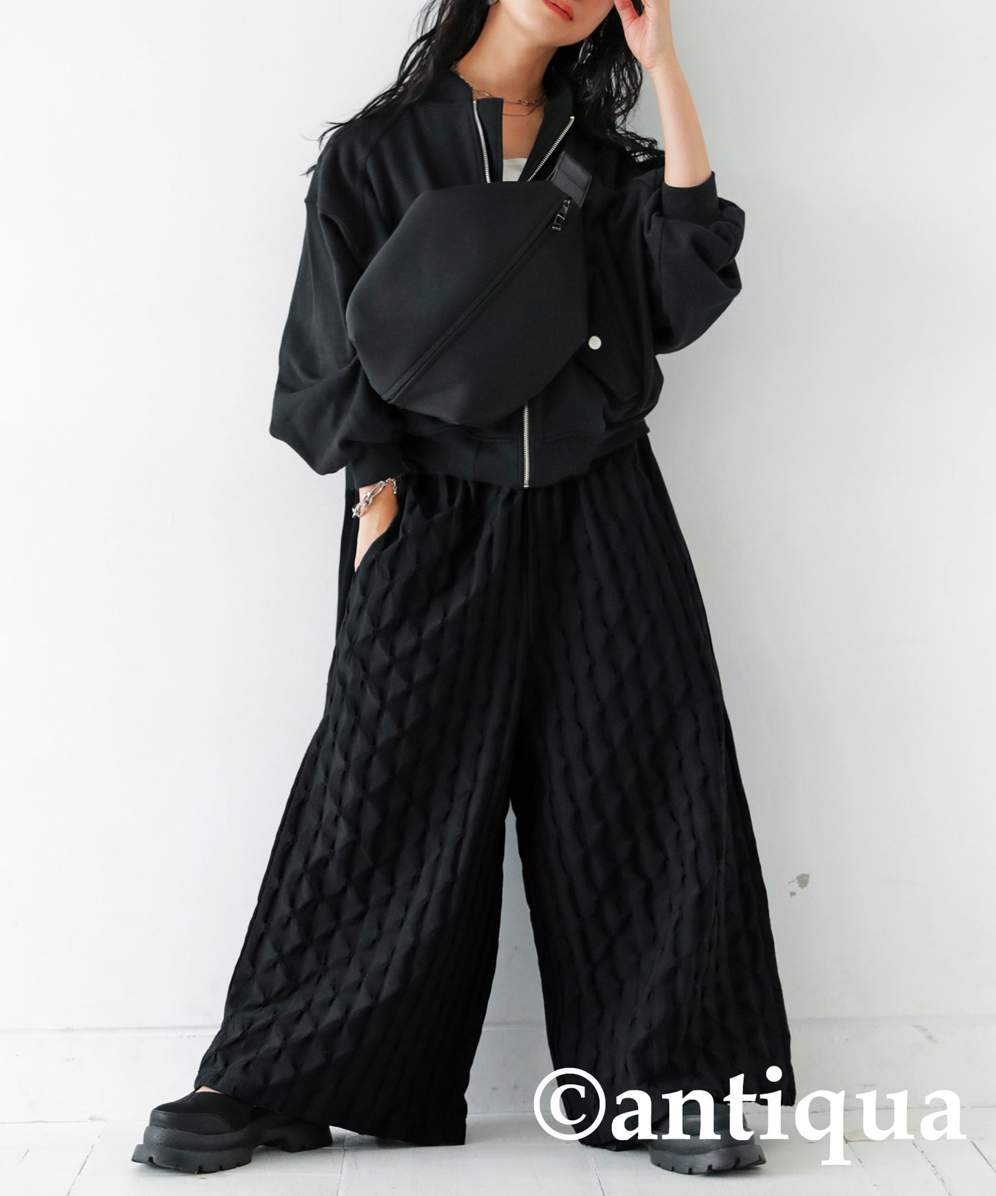 Ladies long wide pants