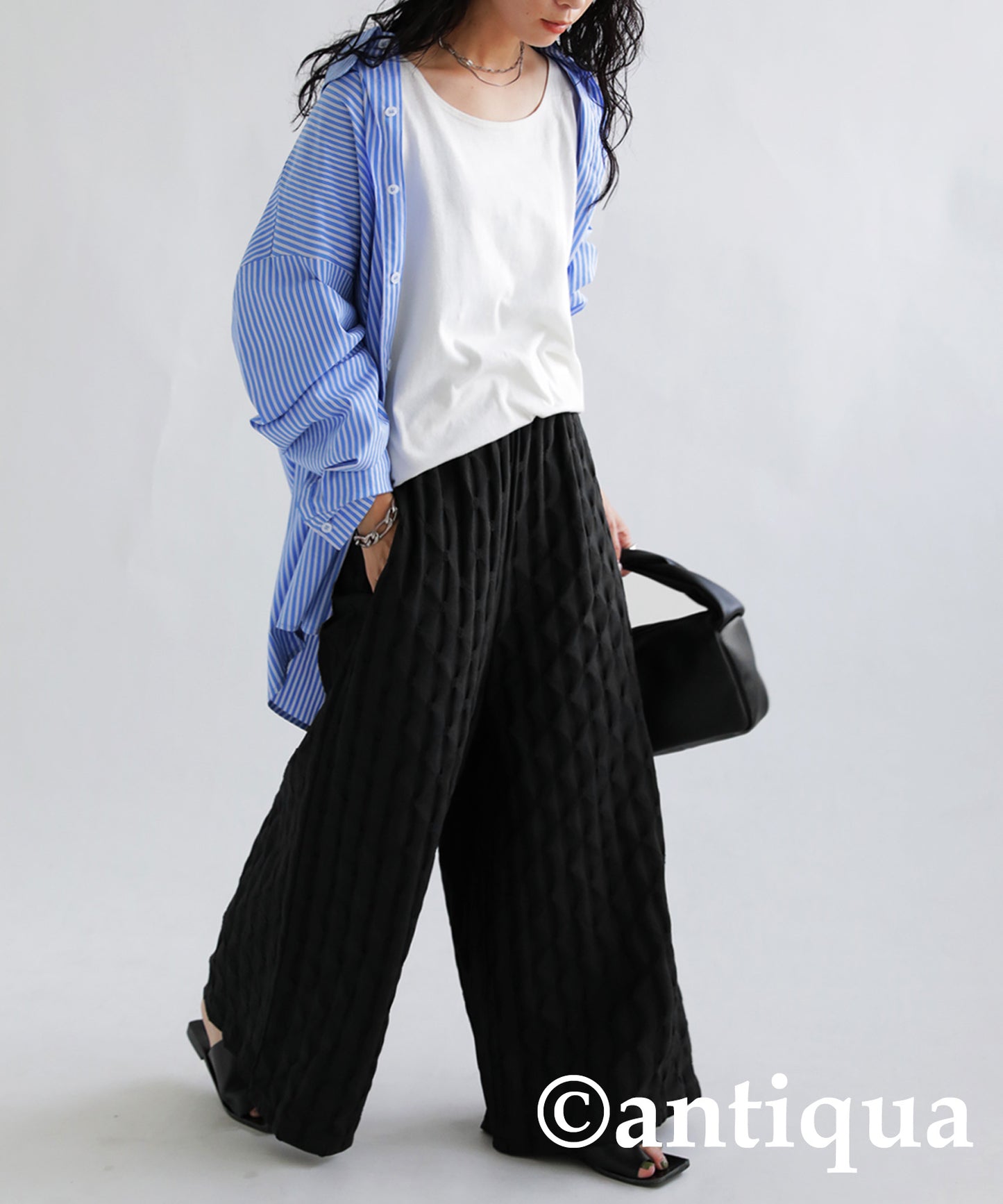 Ladies long wide pants