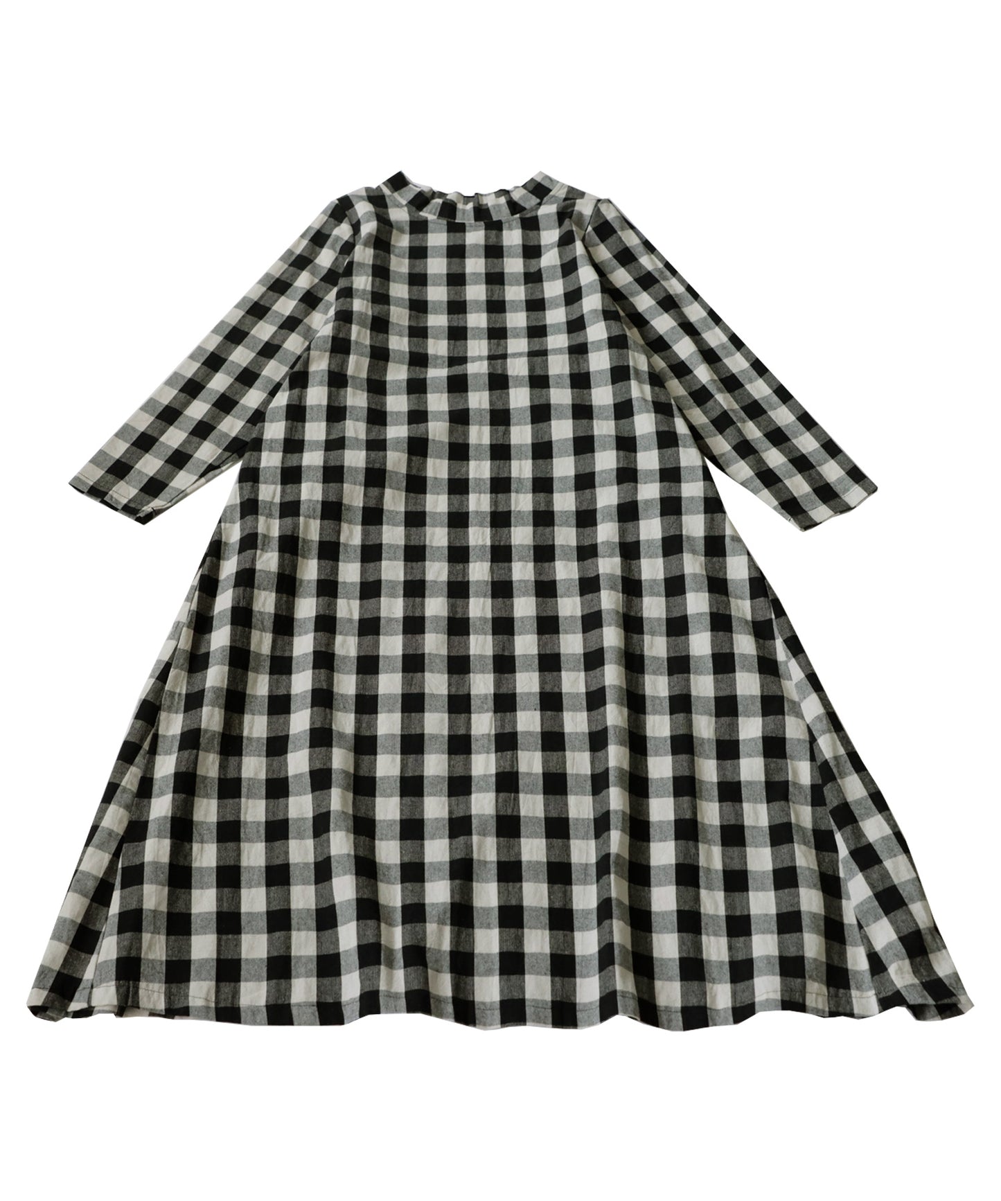 Black Checked Dress Ladies