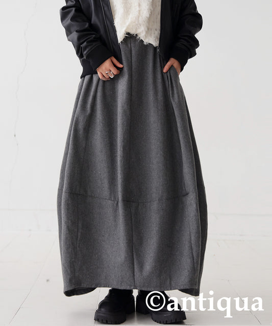 Cocoon Silhouette Skirt Ladies