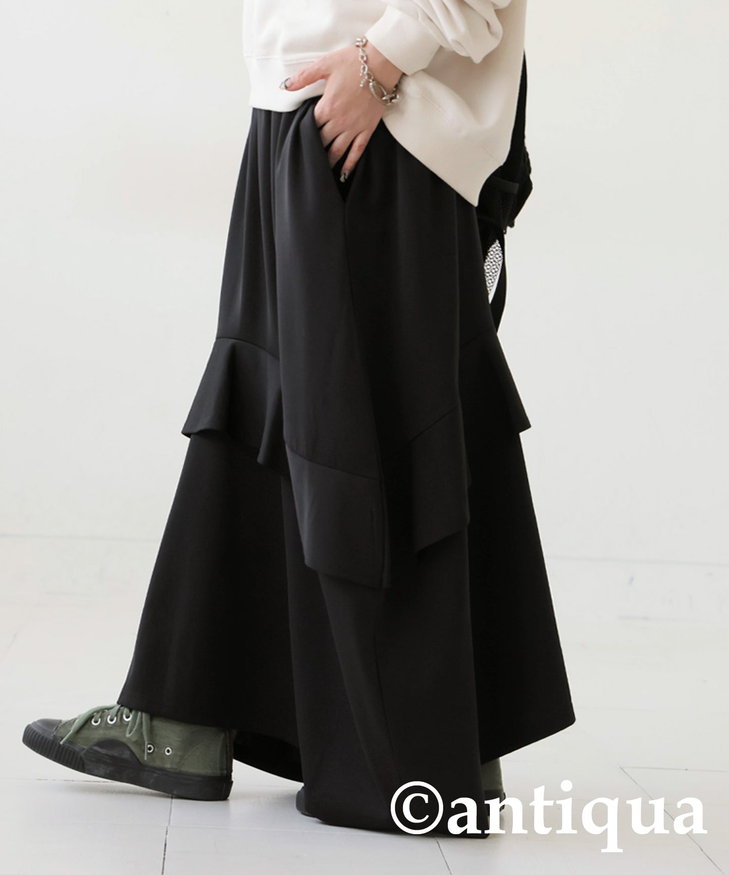 Frills Cocoon Skirt Ladies