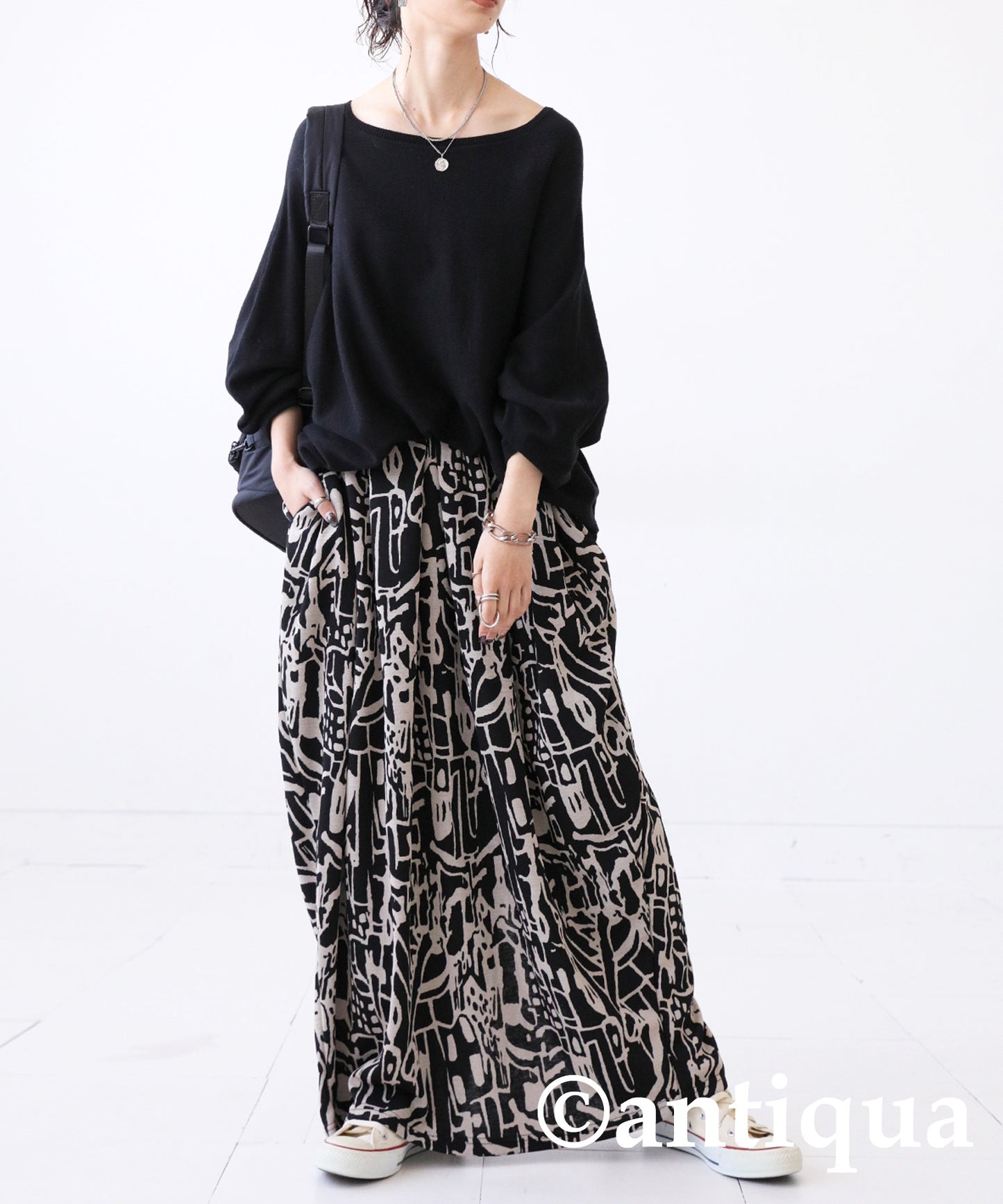 Oriental Pattern Skirt Ladies